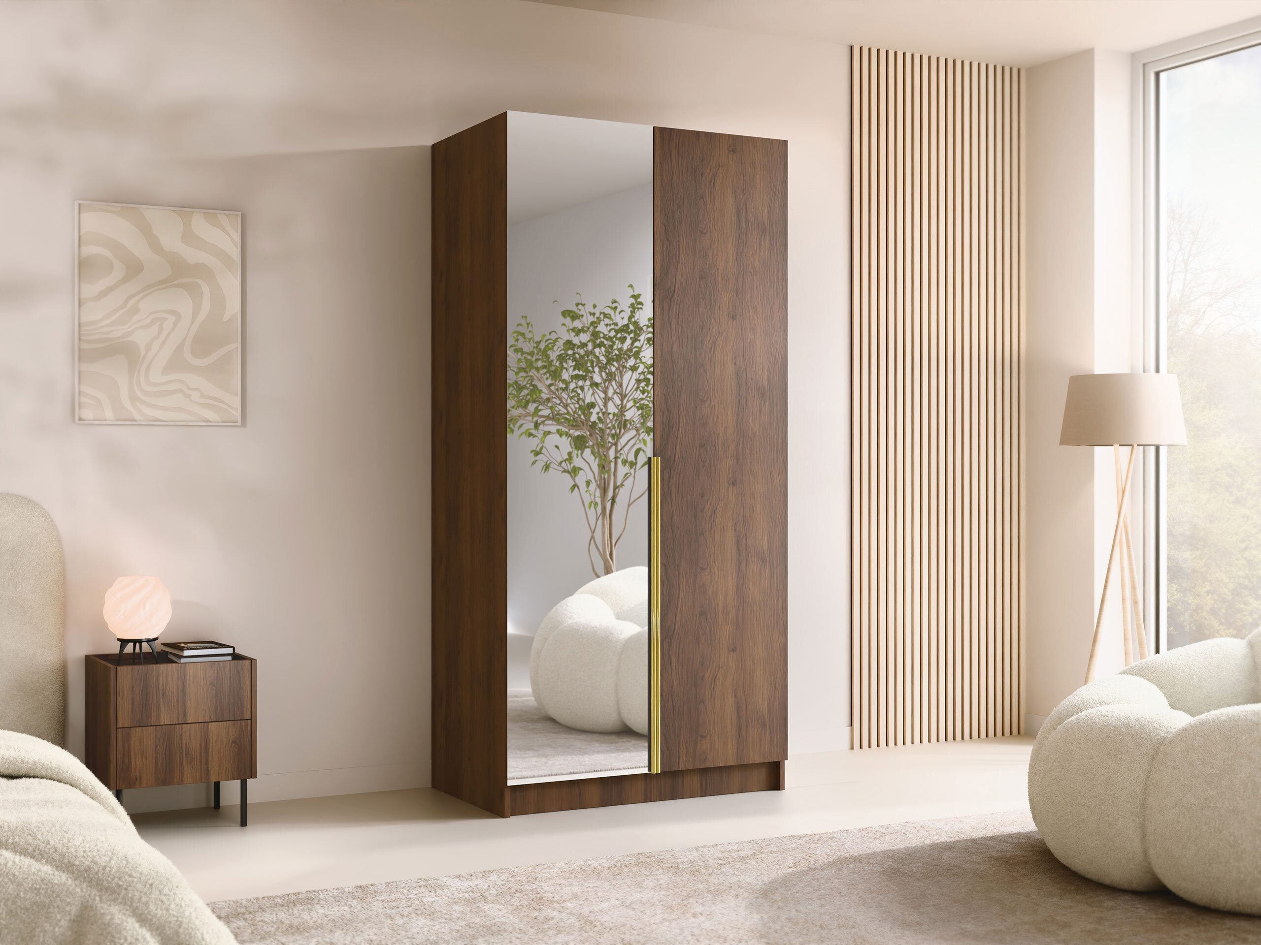 Armoire Closico Staton II (Noyer)