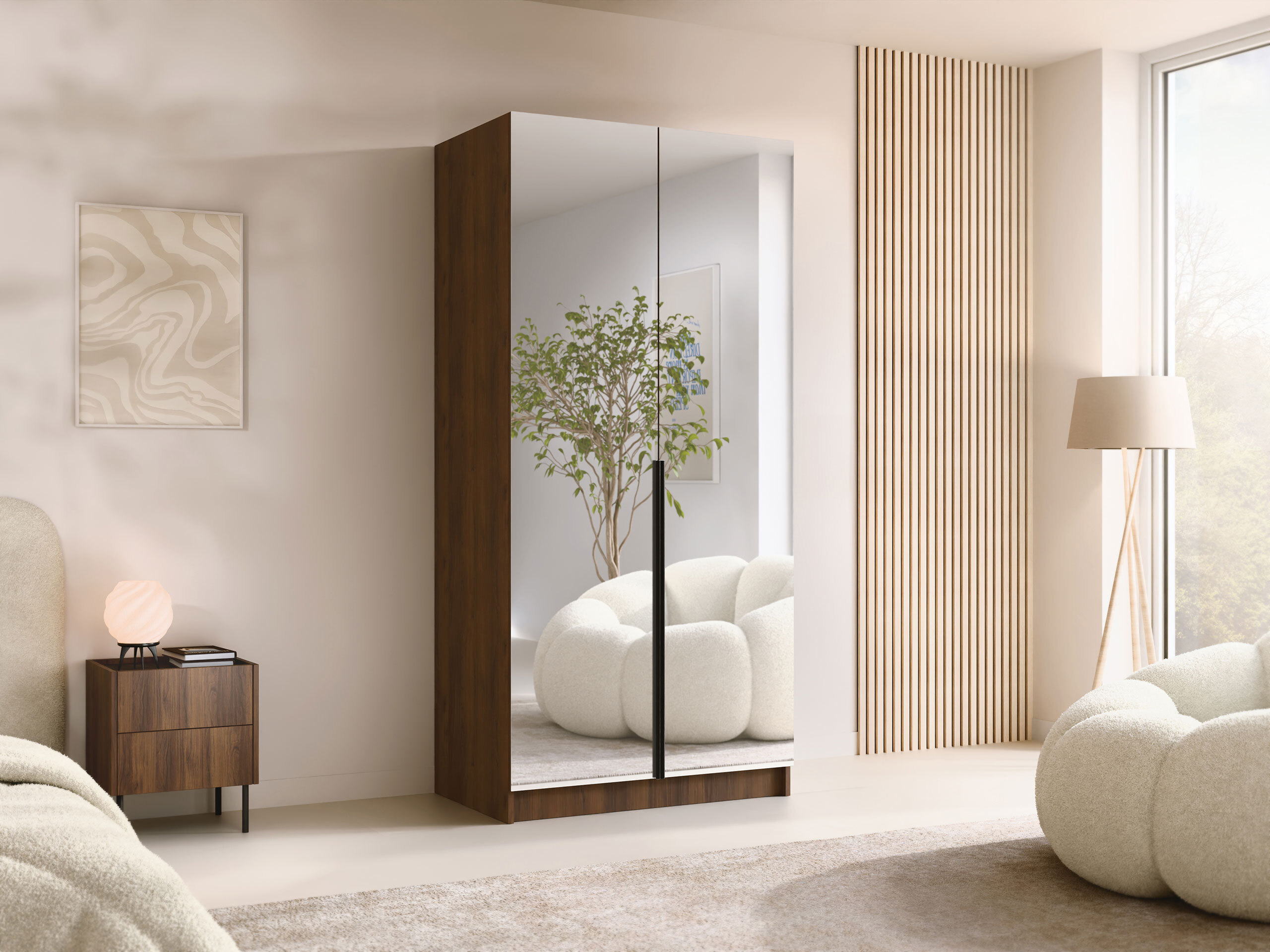 Armoire Closico Staton III (Noyer)
