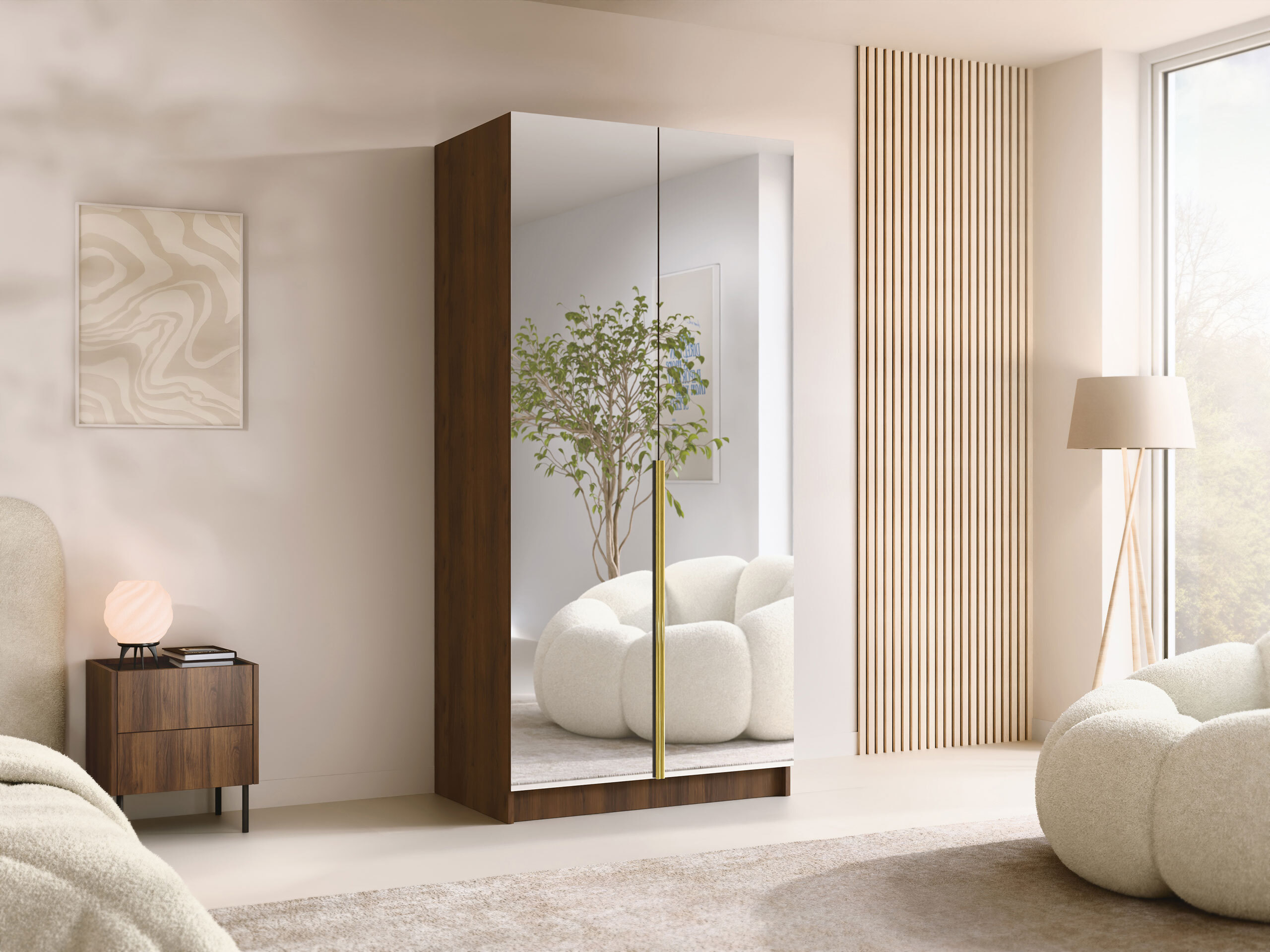 Armoire Closico Staton III (Noyer)
