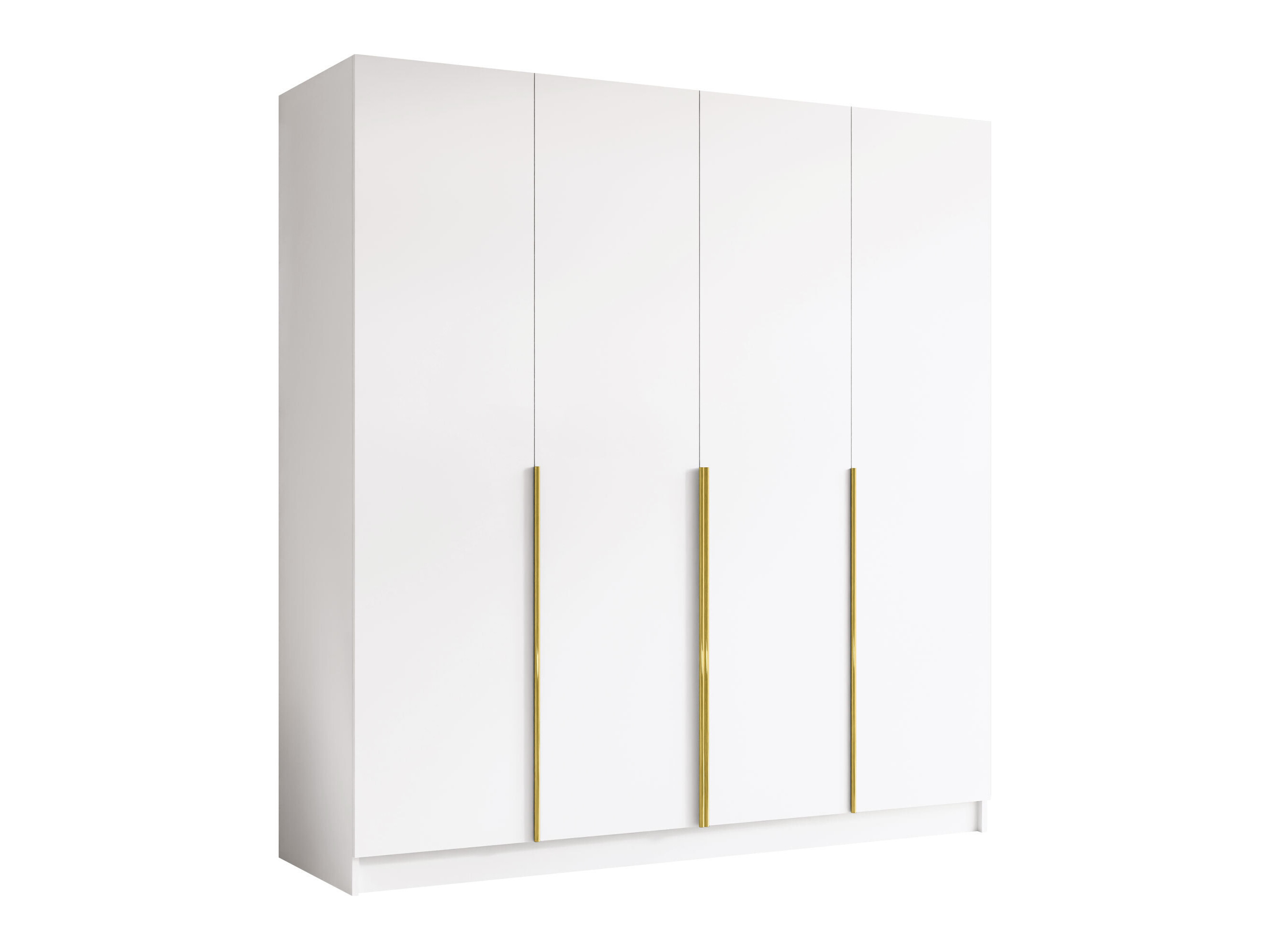 Armoire Closico Navor I (Blanc + Doré)