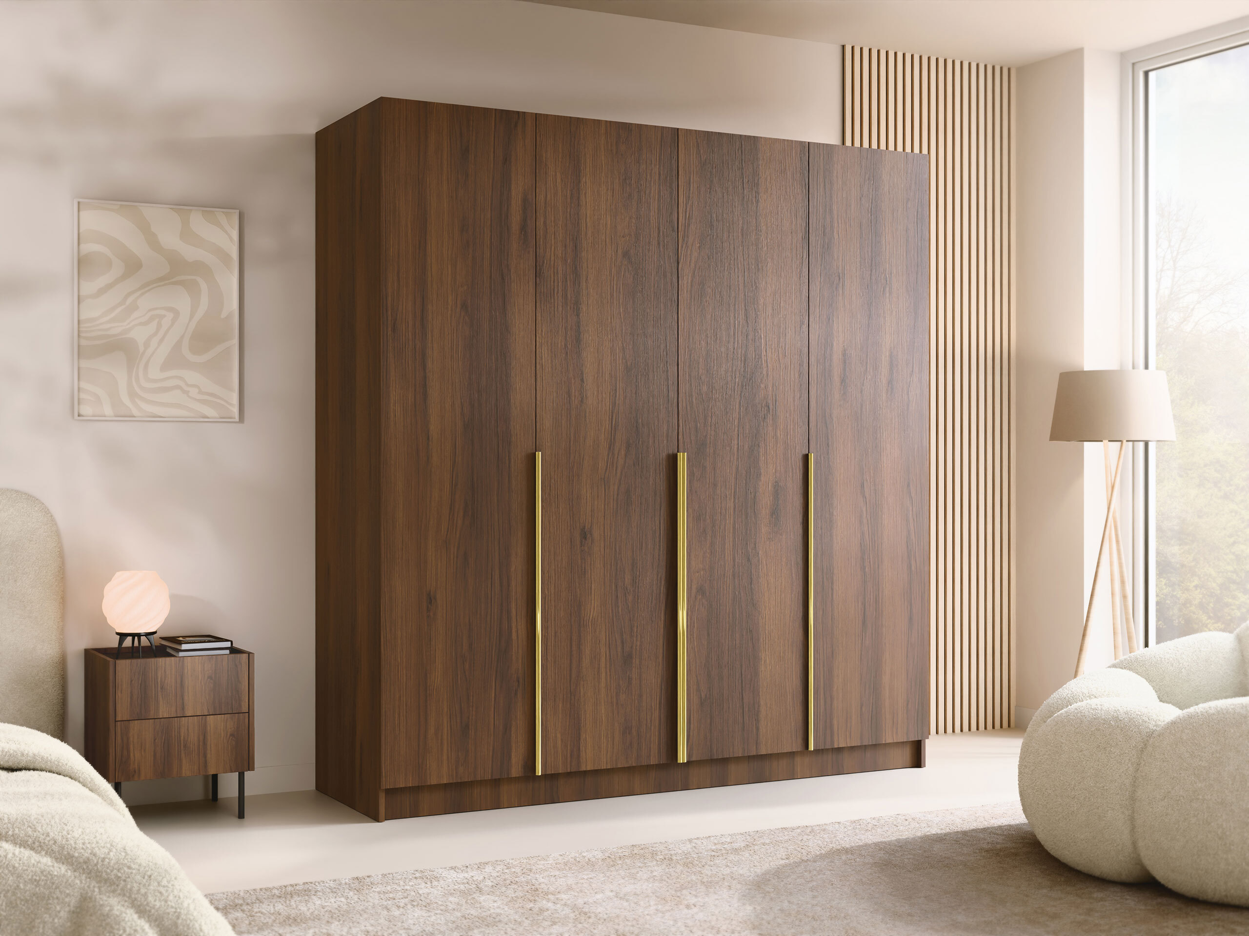 Armoire Closico Navor I (Noyer)