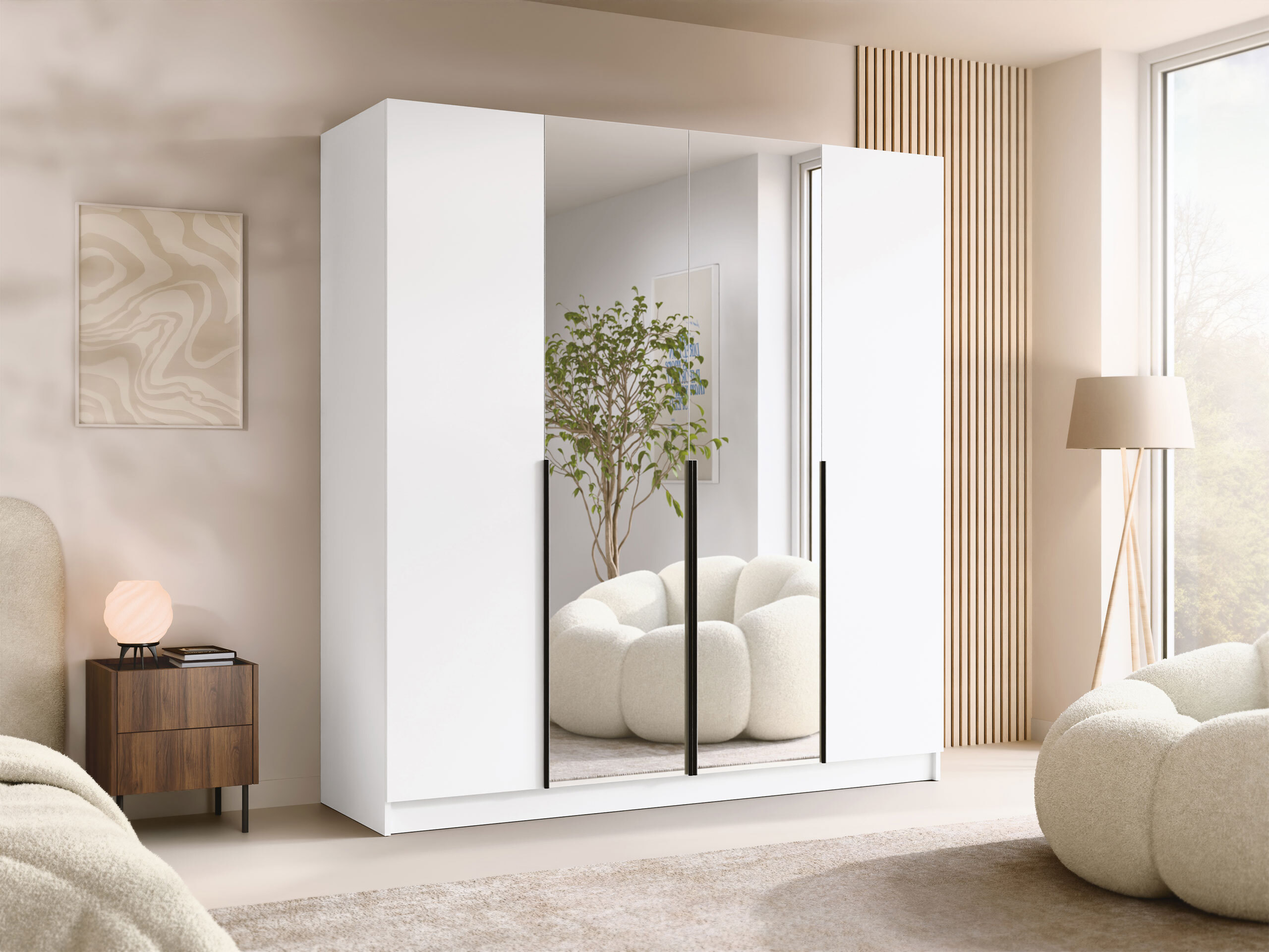 Armoire Closico Navor II (Blanc)