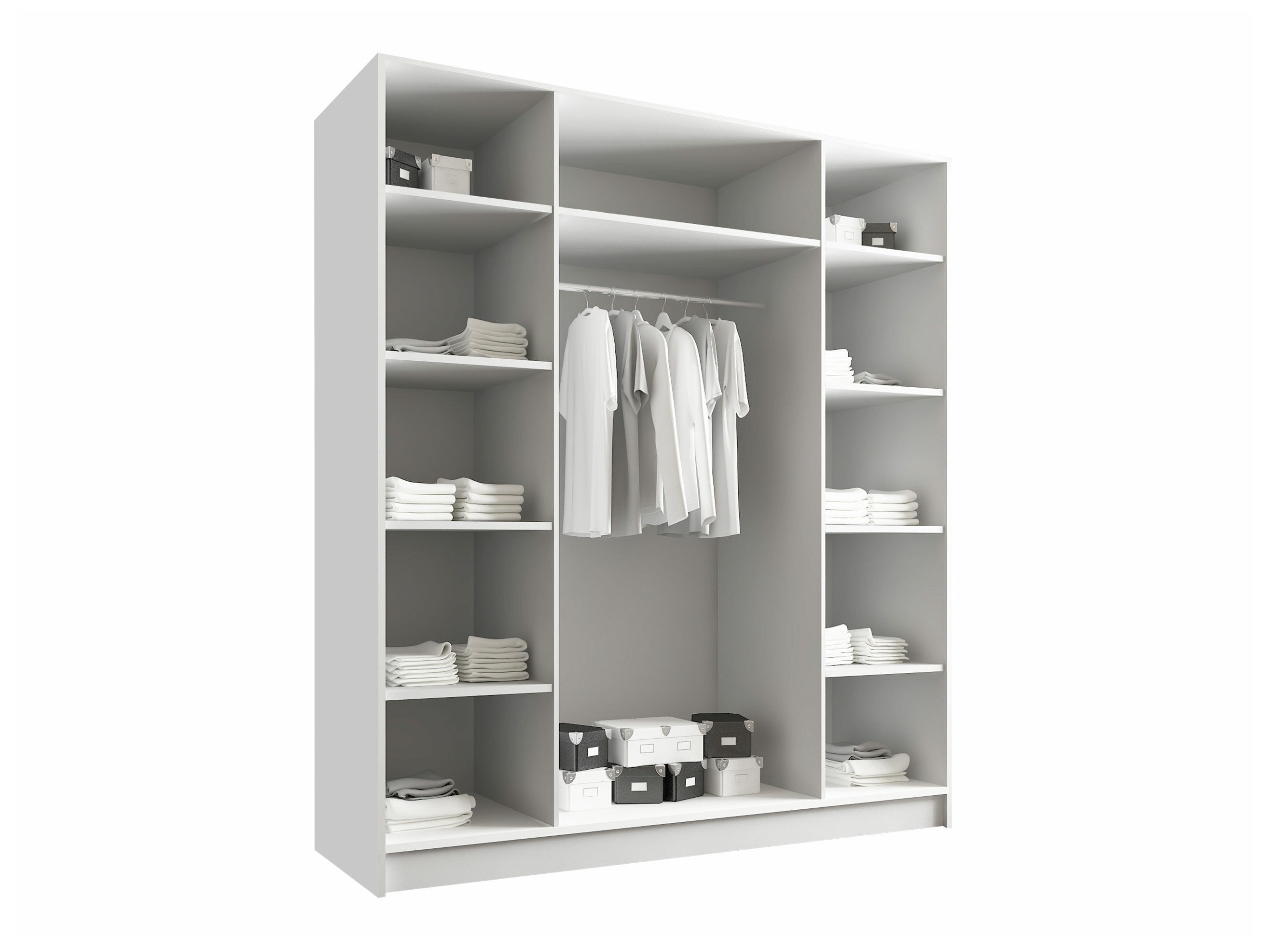 Armoire Closico Navor II (Blanc)