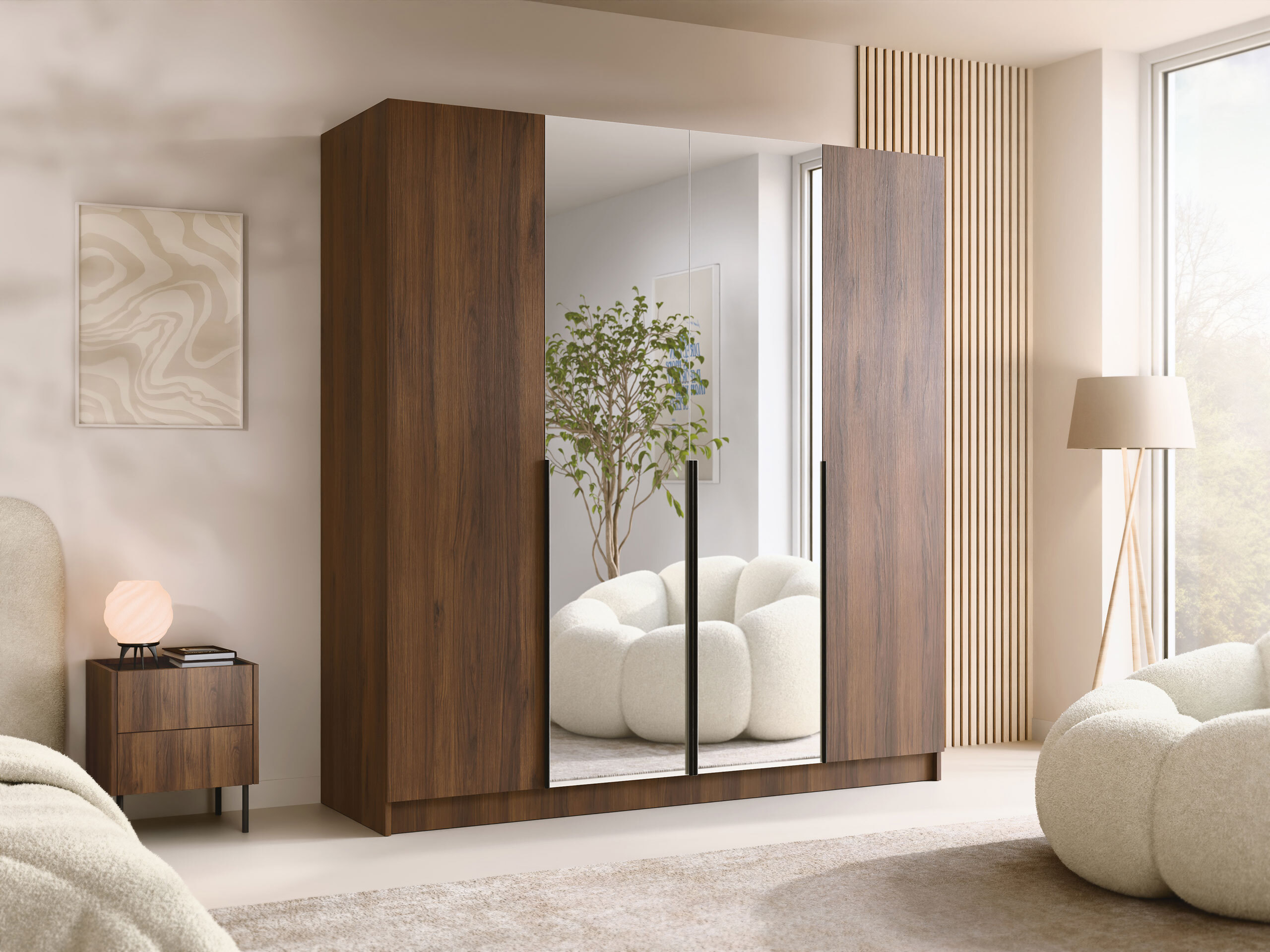 Armoire Closico Navor II (Noyer)