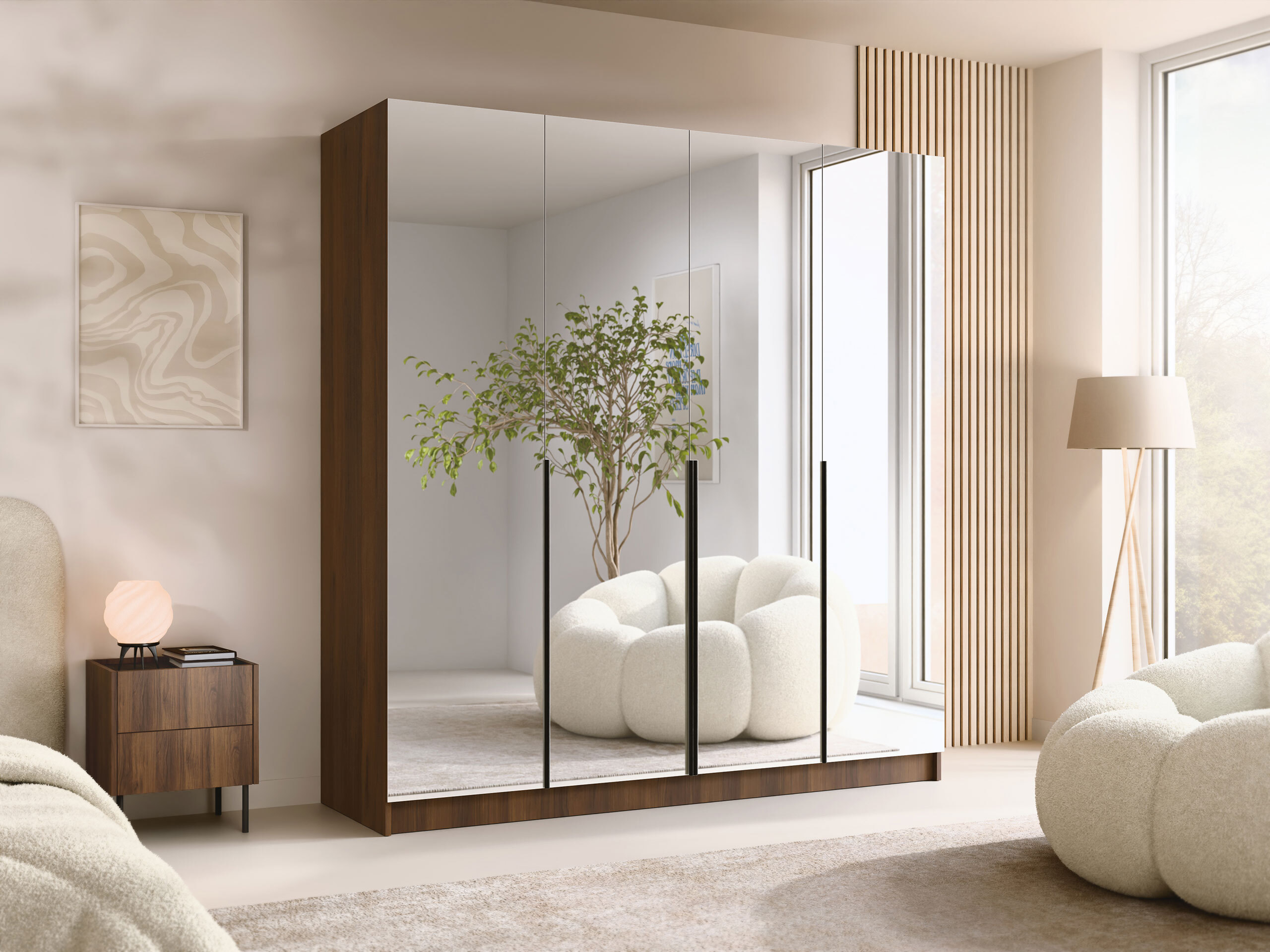 Armoire Closico Navor III (Noyer)