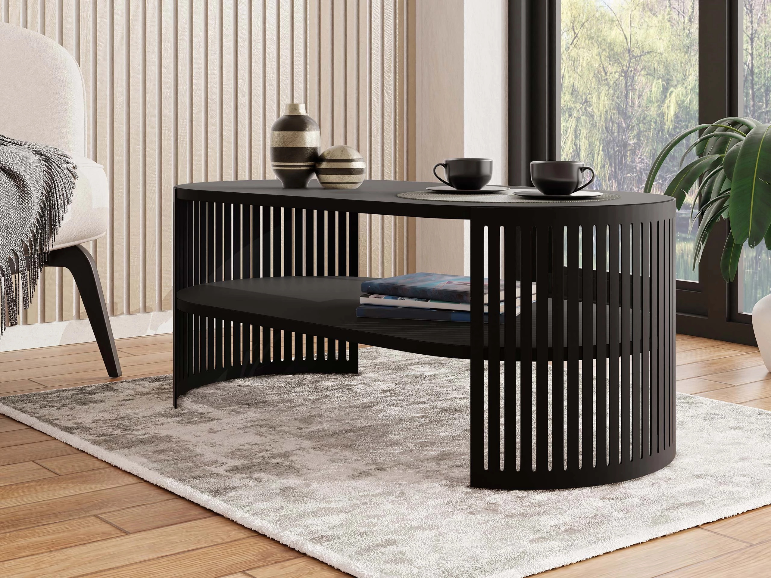 Table basse Civer III (Noir)