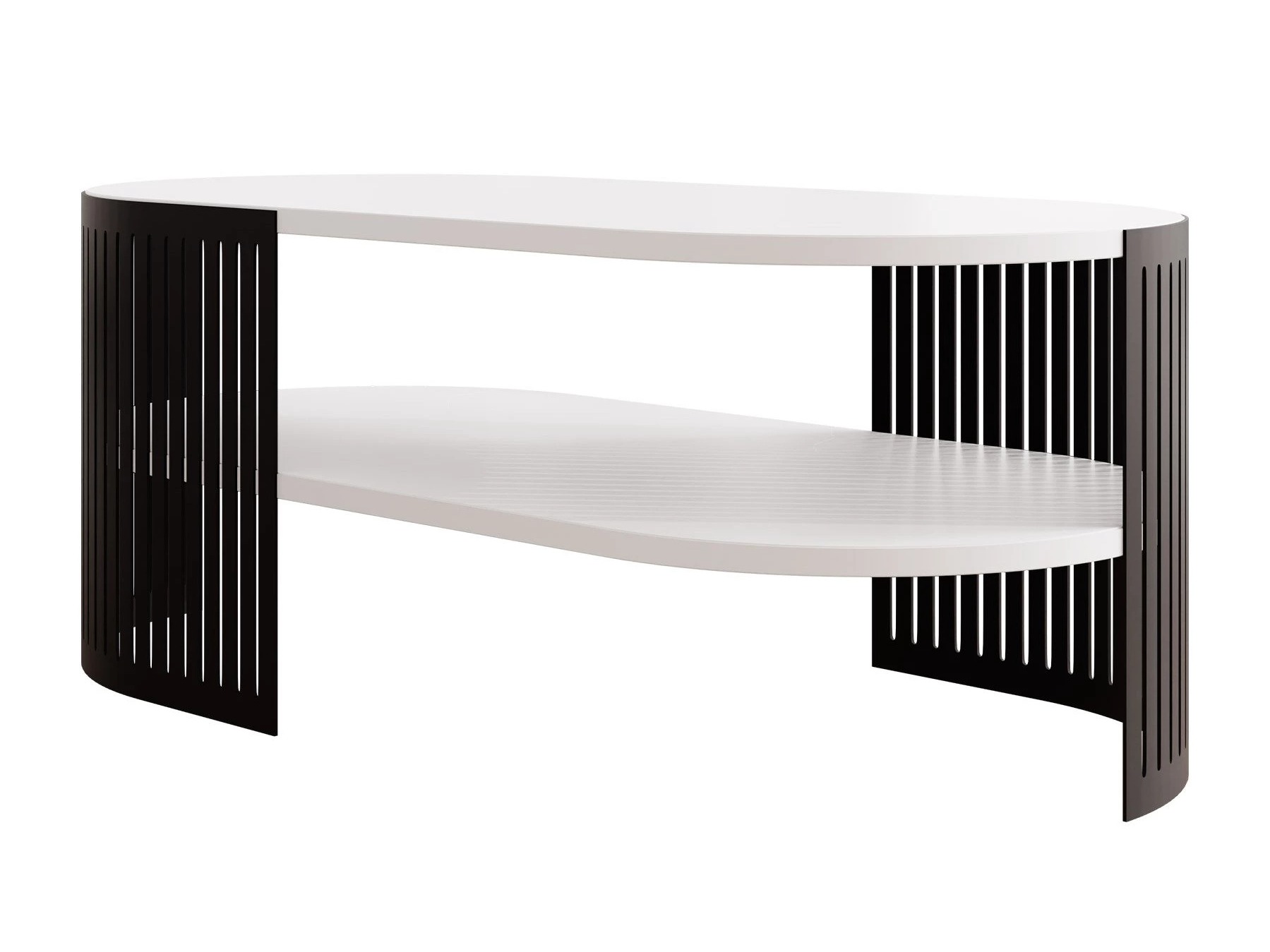 Table basse Civer VI (Noir + Blanc)