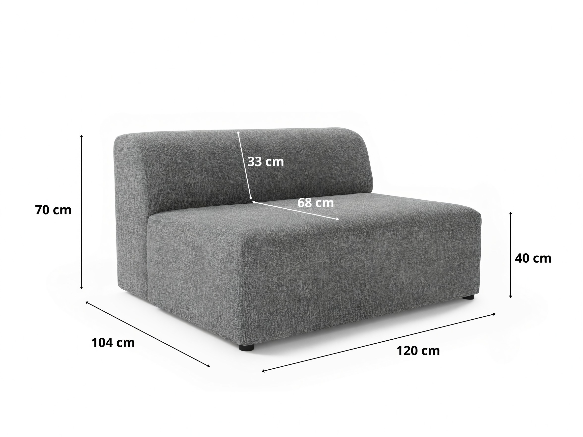 Fauteuil modulaire Lutivi 112 (Imo 15)