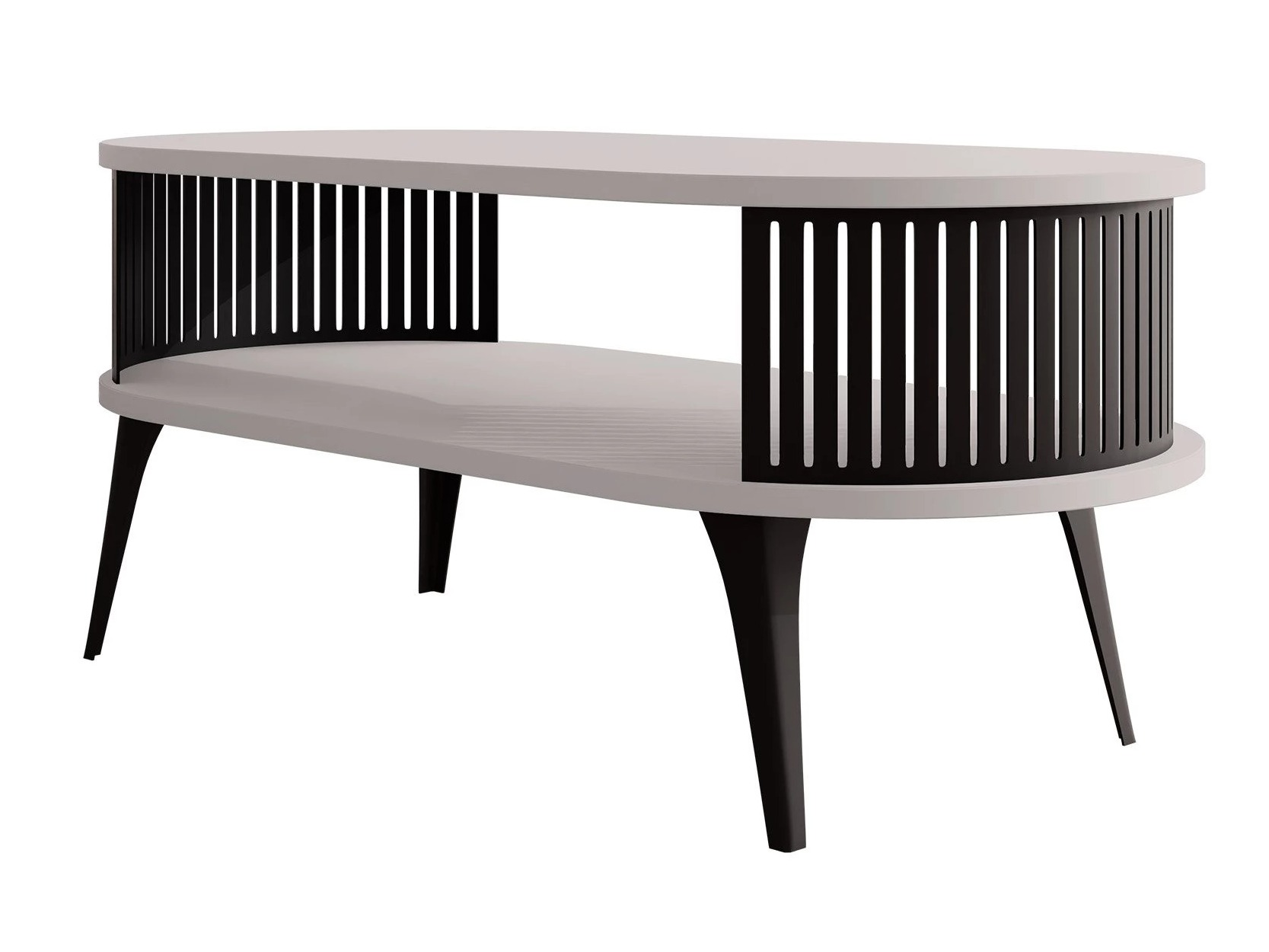 Table basse Vitum III (Noir + Cachemire)