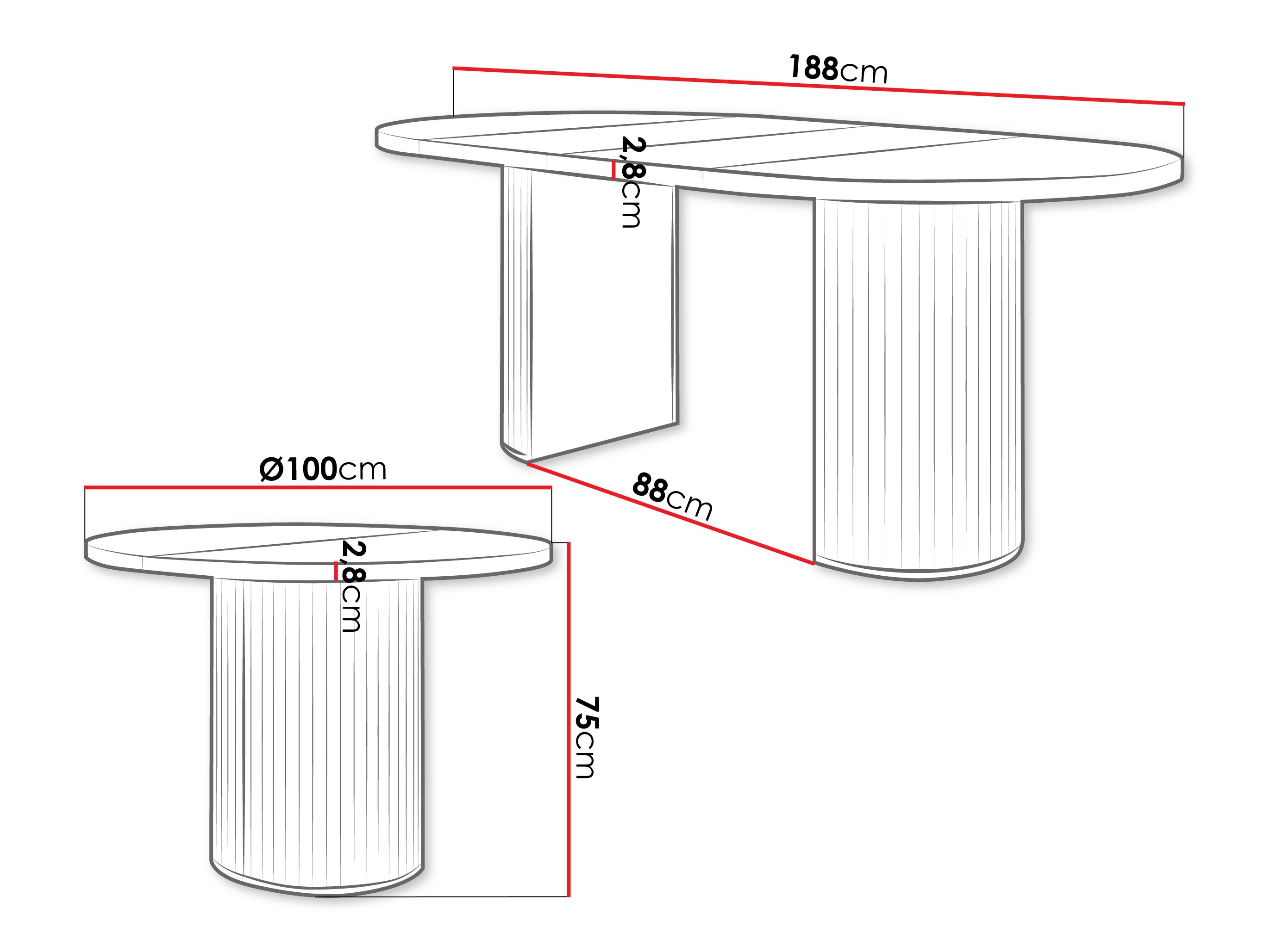Table Cupedo (Beige)