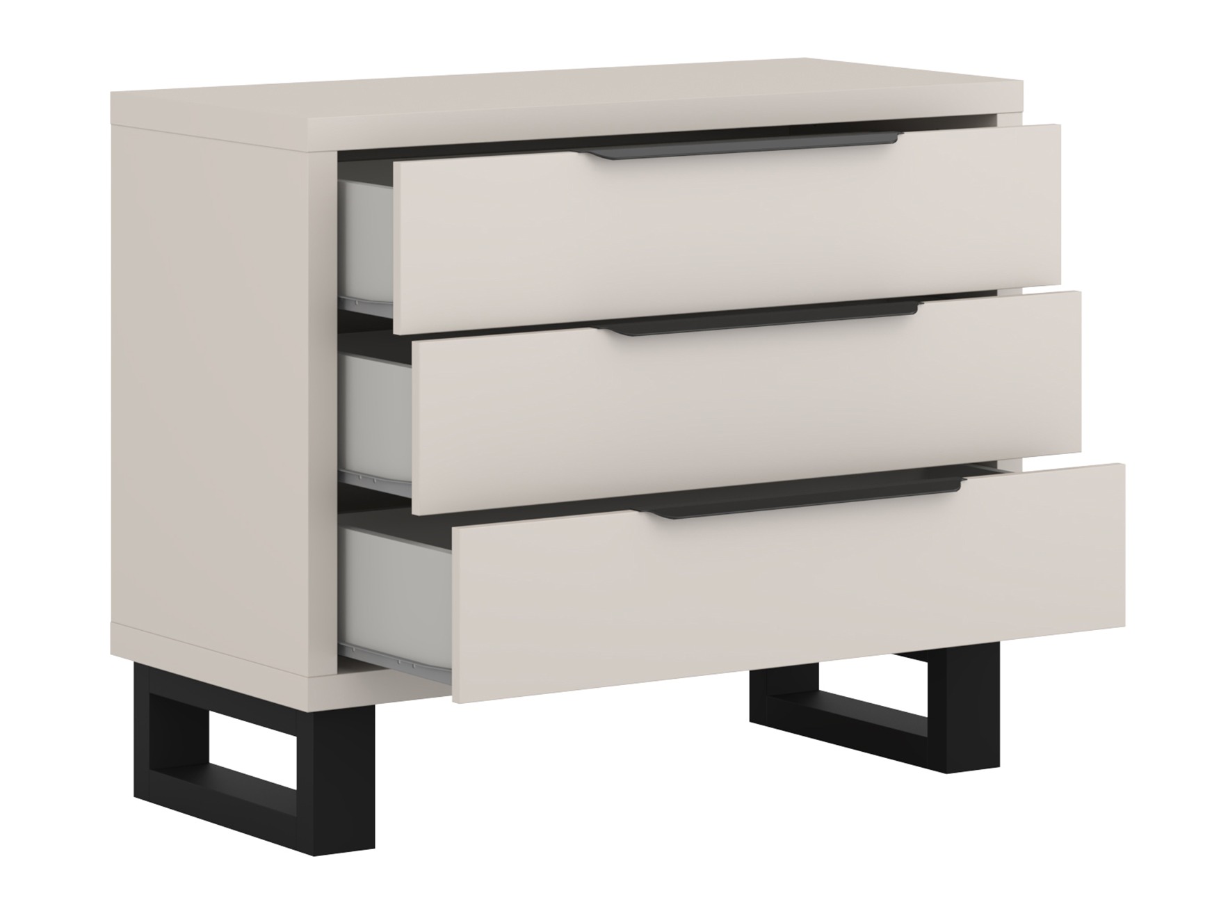 Commode Avicavu 124 (Cachemire + Noir)