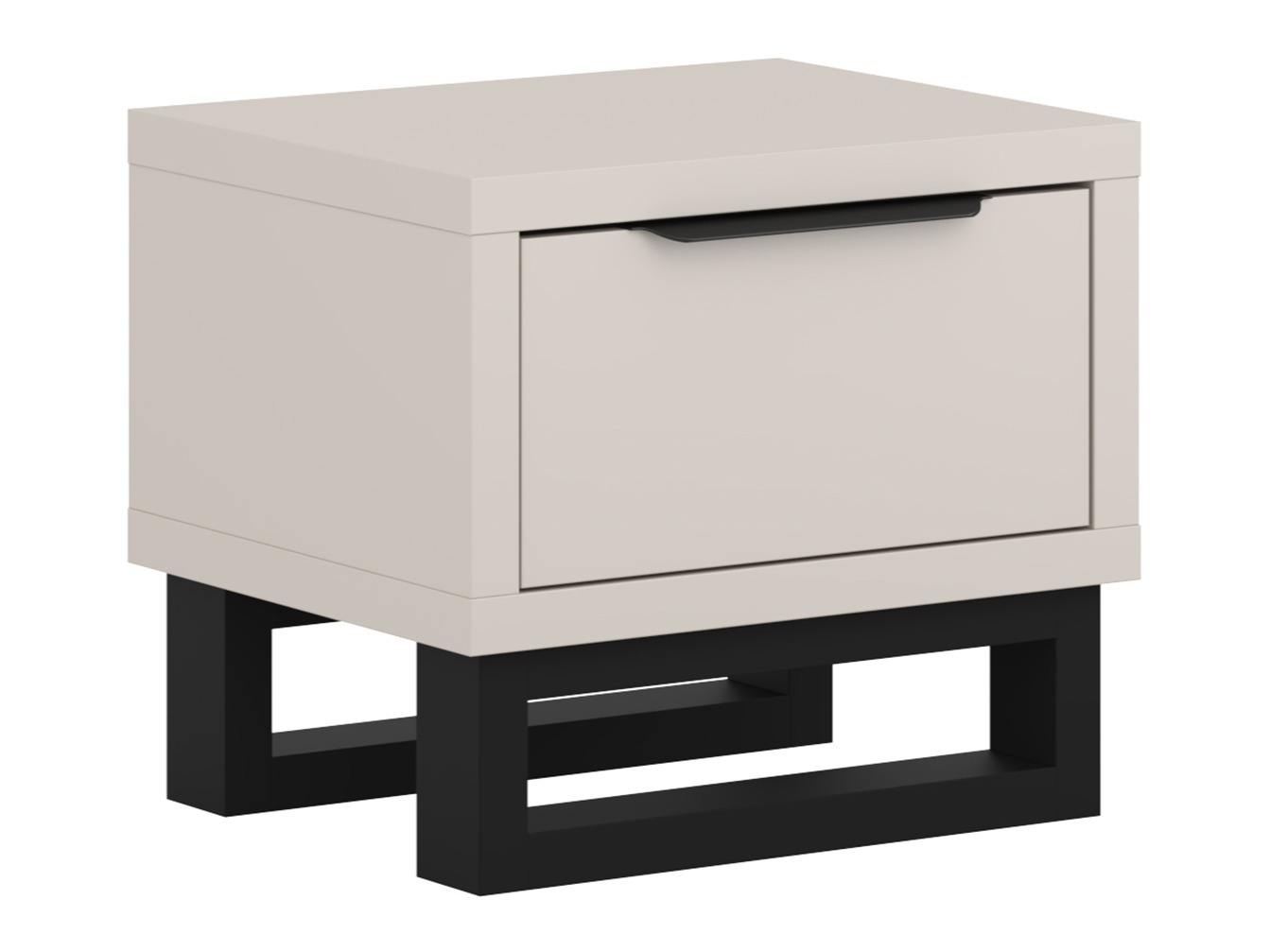 Table de chevet Avicavu 123 (Cachemire + Noir)
