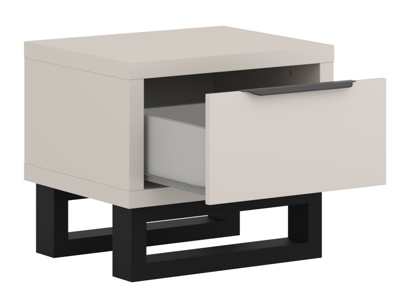 Table de chevet Avicavu 123 (Cachemire + Noir)