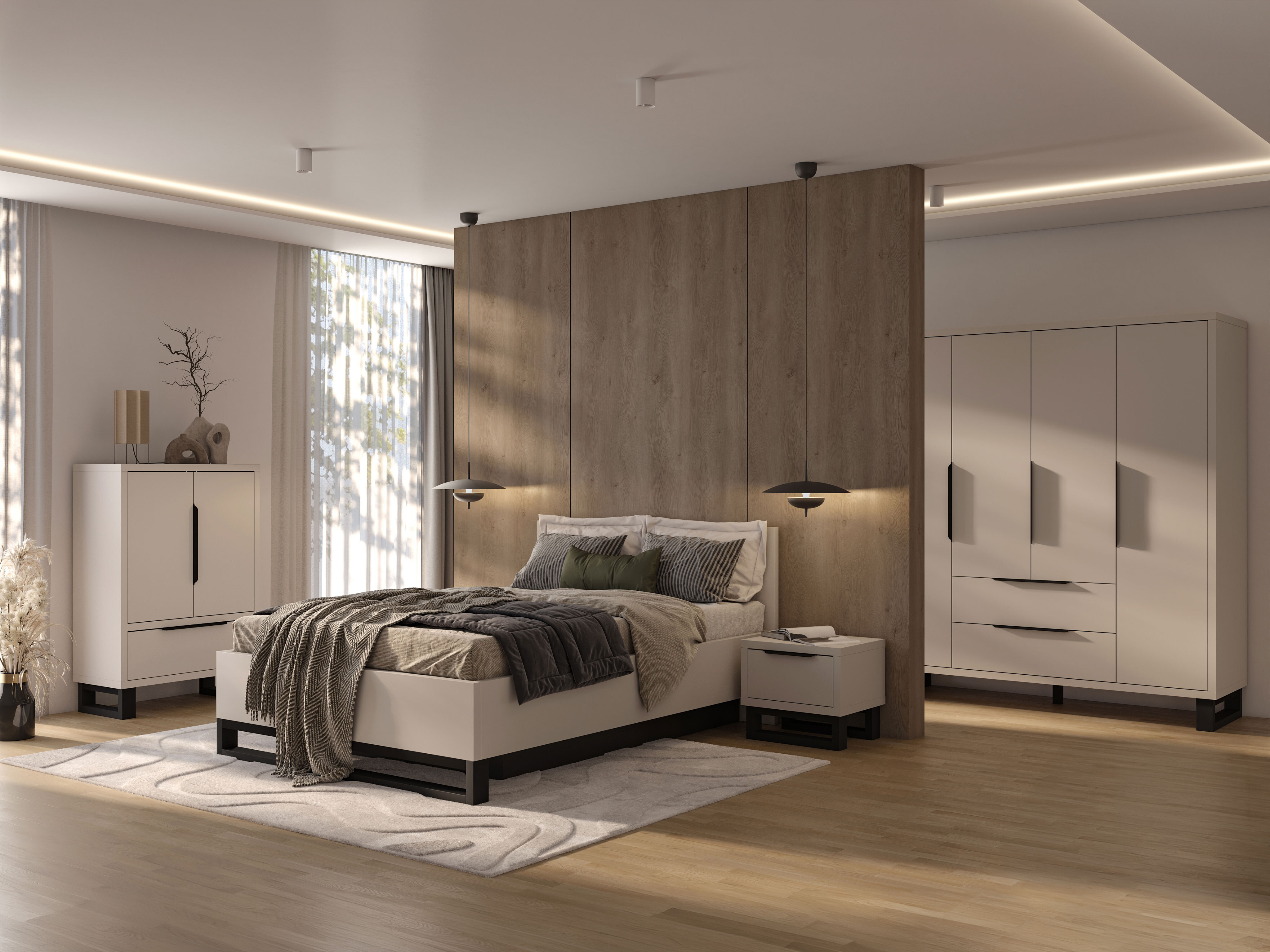 Commode Avicavu 128 (Cachemire + Noir)