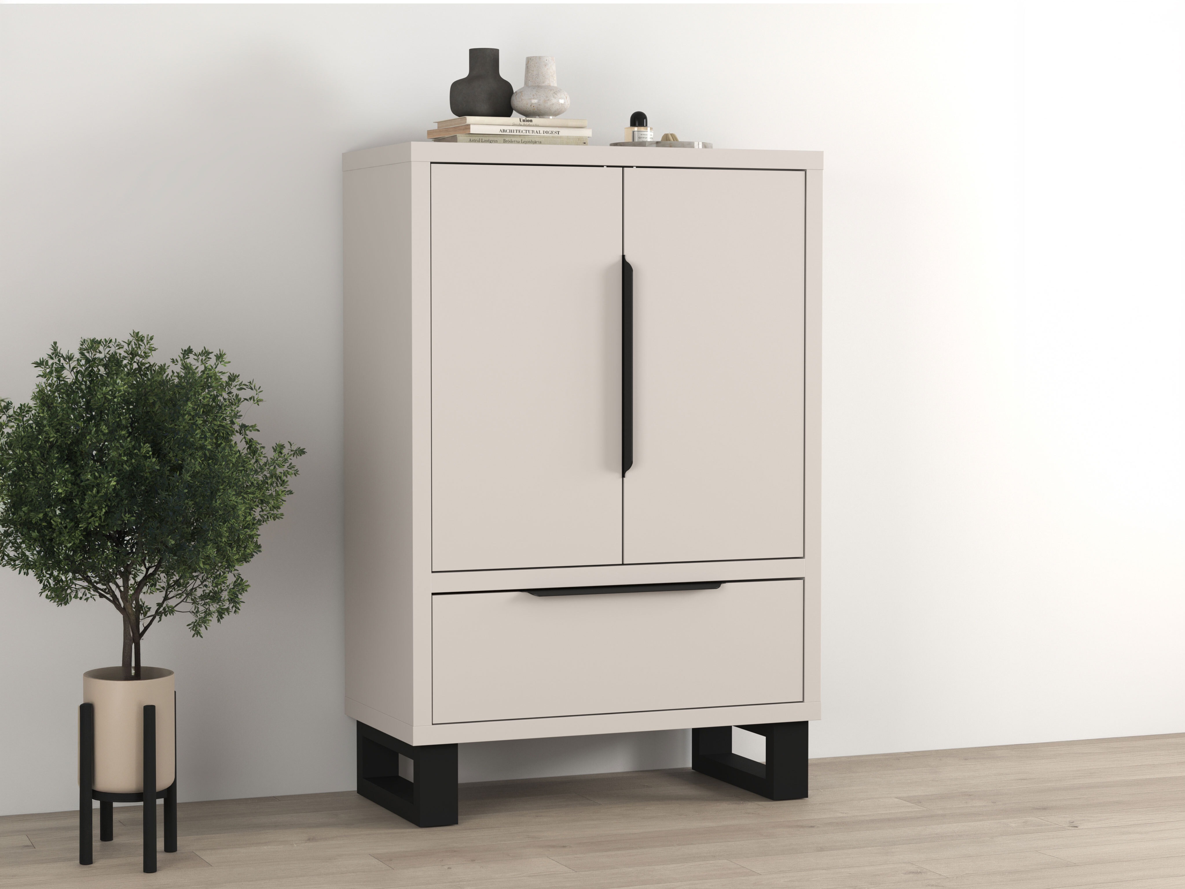 Commode Avicavu 128 (Cachemire + Noir)