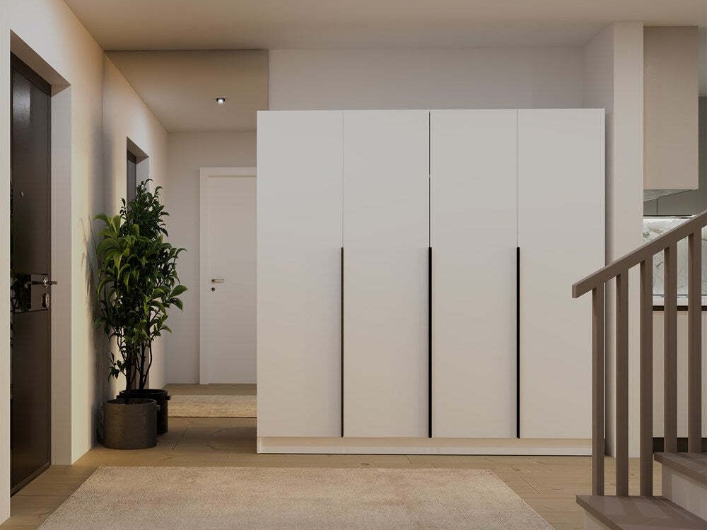 Armoire Mandeville 370 (Blanc + Noir)