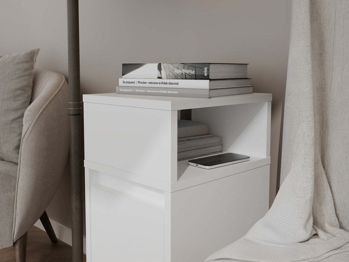 Table de chevet Mandeville 373 (Blanc)