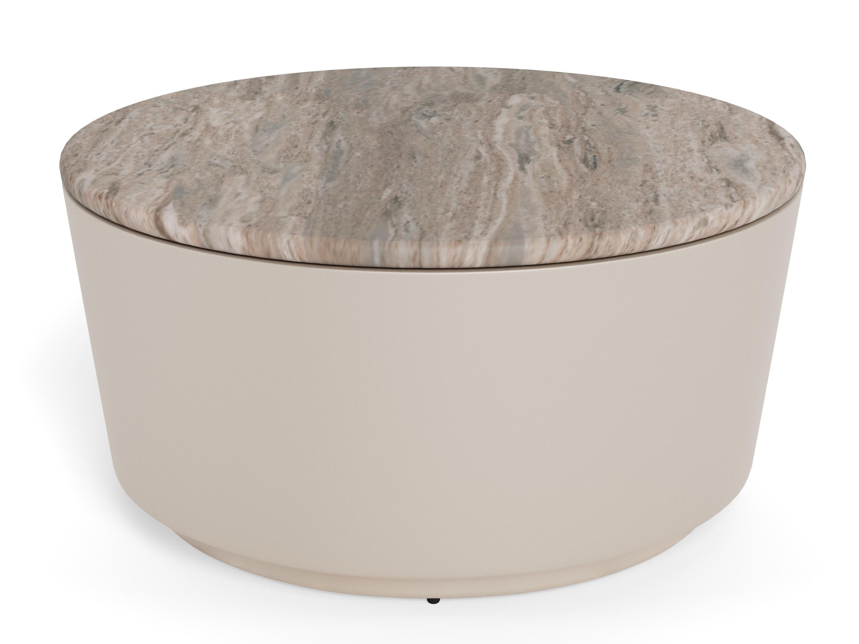 Table basse Norsica 1084 (Gris clair + Marbre gris)