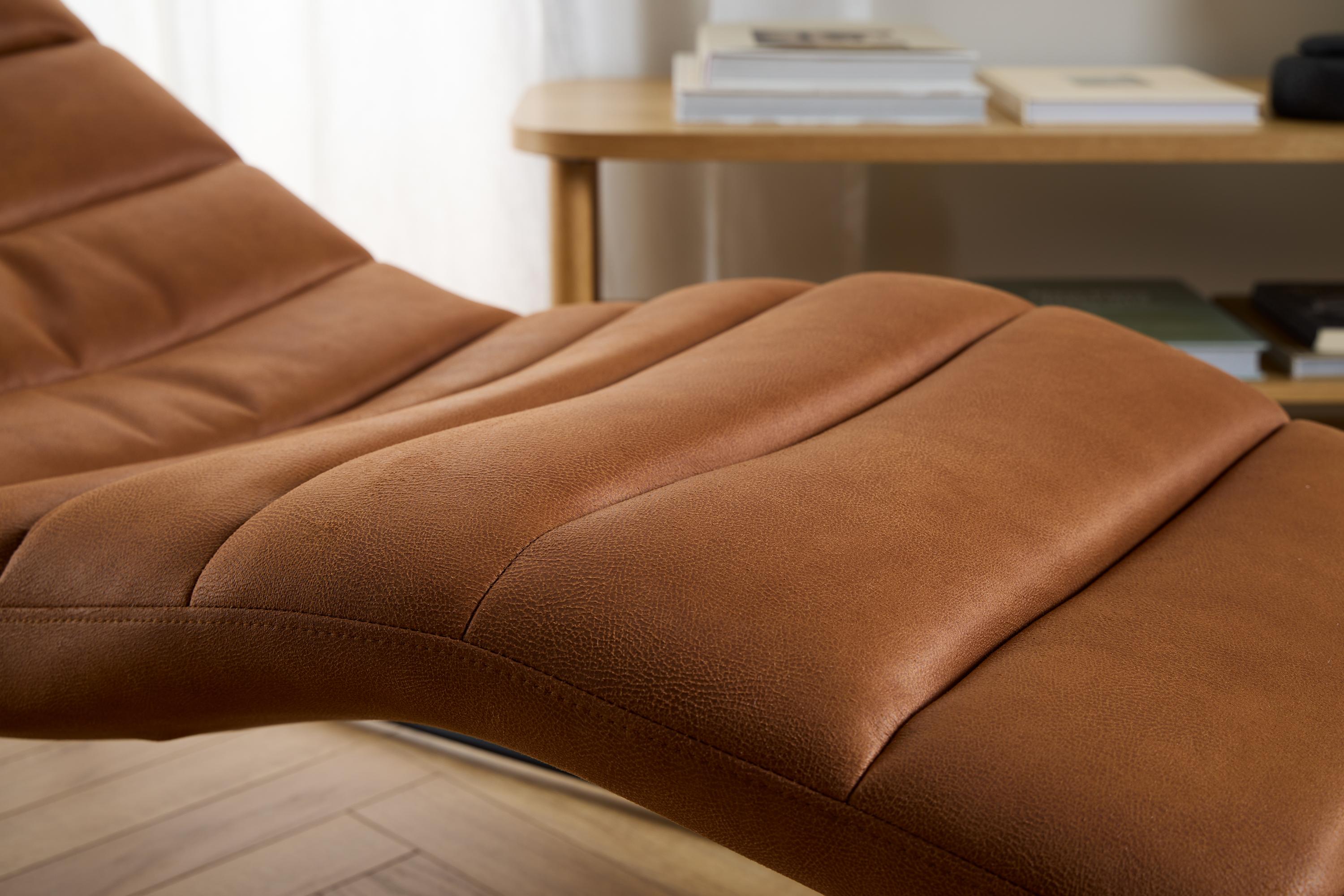 Chaise longue Norsica 844 (Marron)
