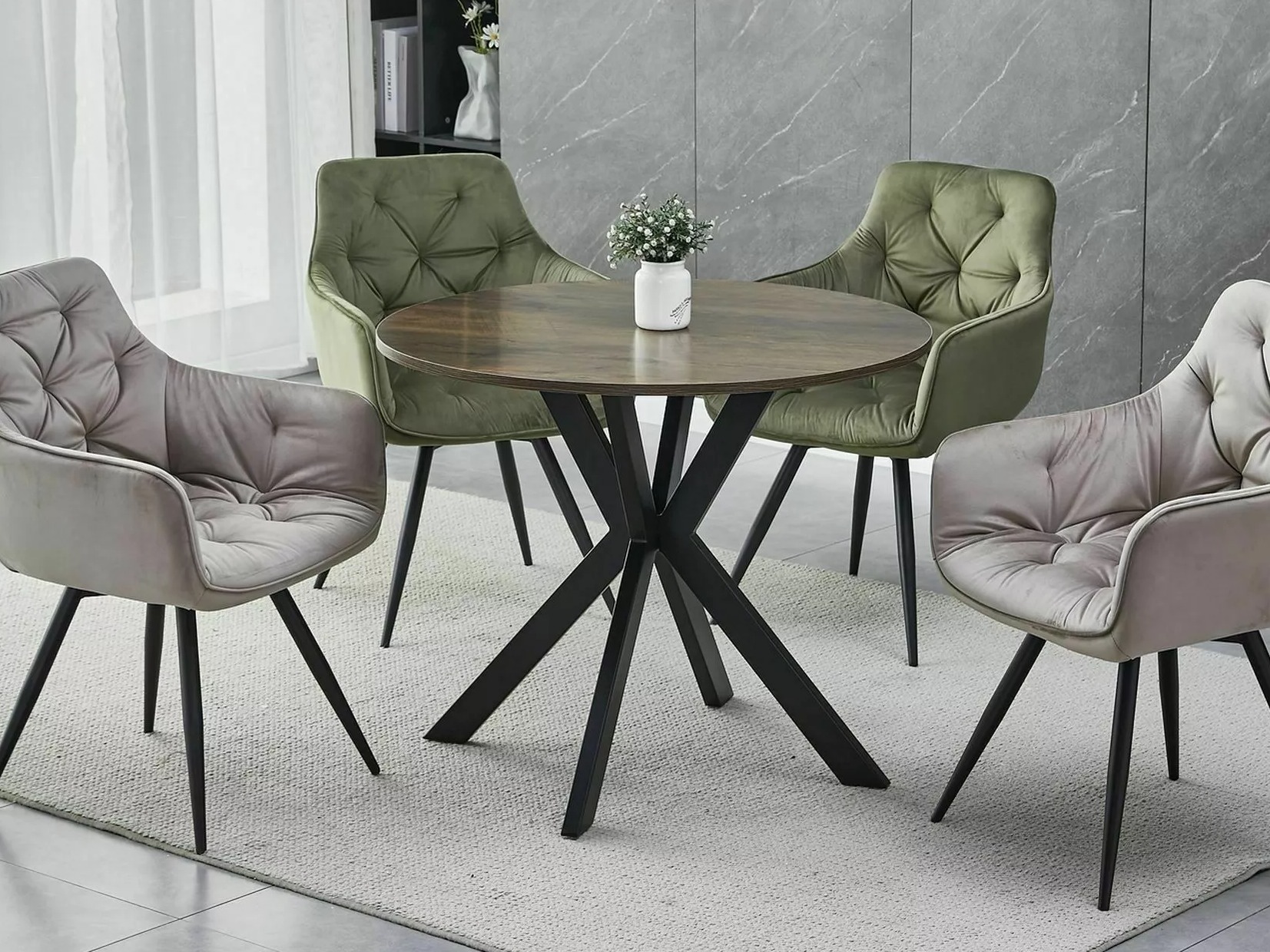 Table Detroit 280 (Noyer)
