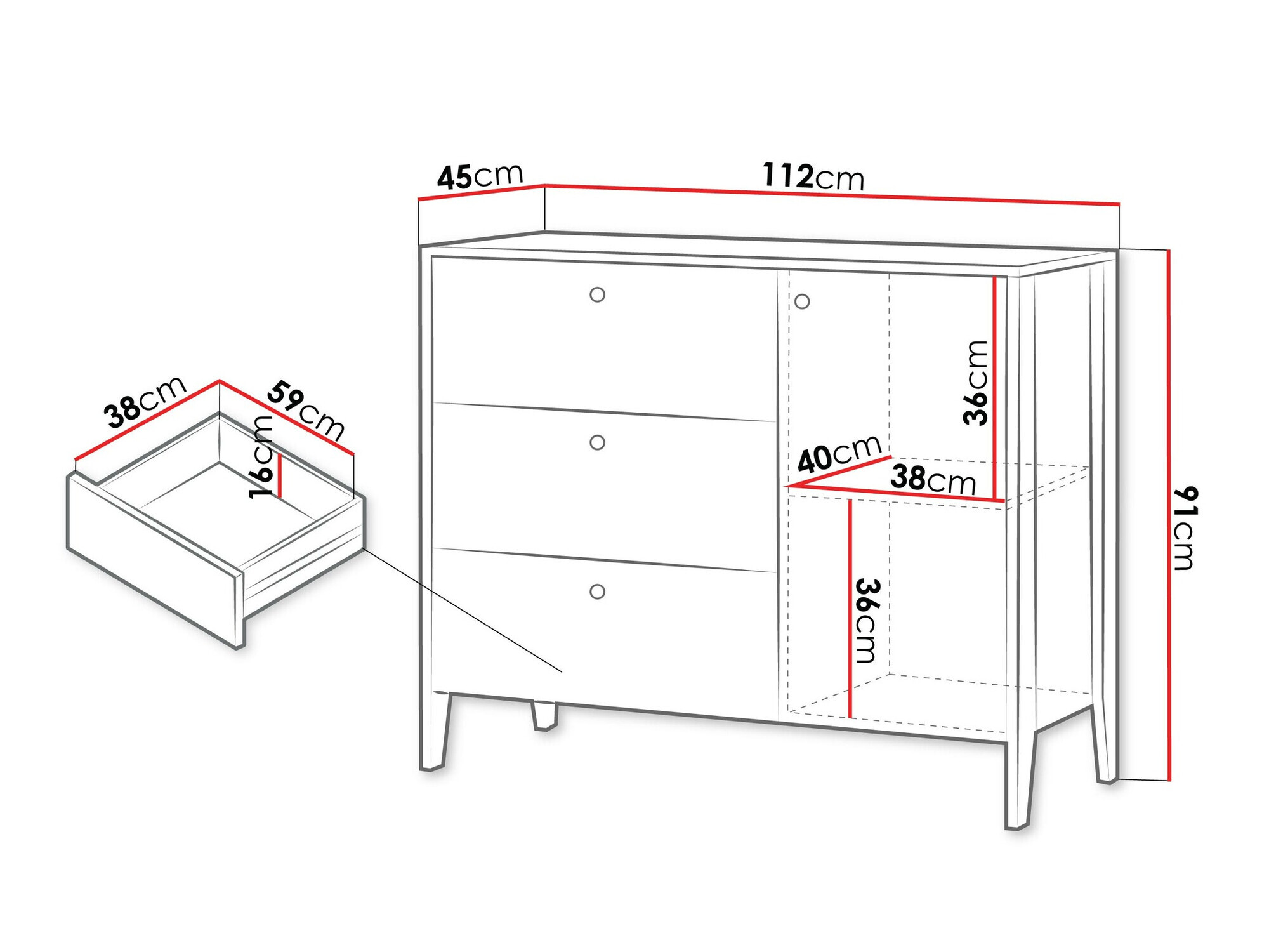 Commode Morlivo 101