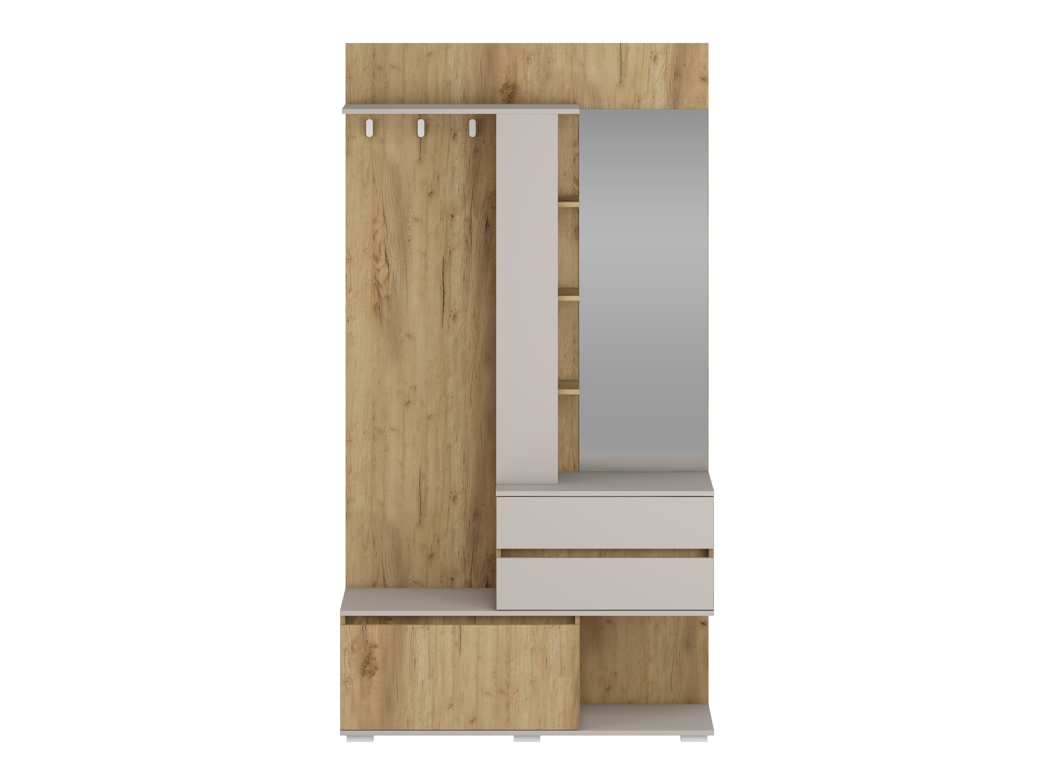 Meuble d'entrée Houston 2123 (Chêne doré + Cachemire)