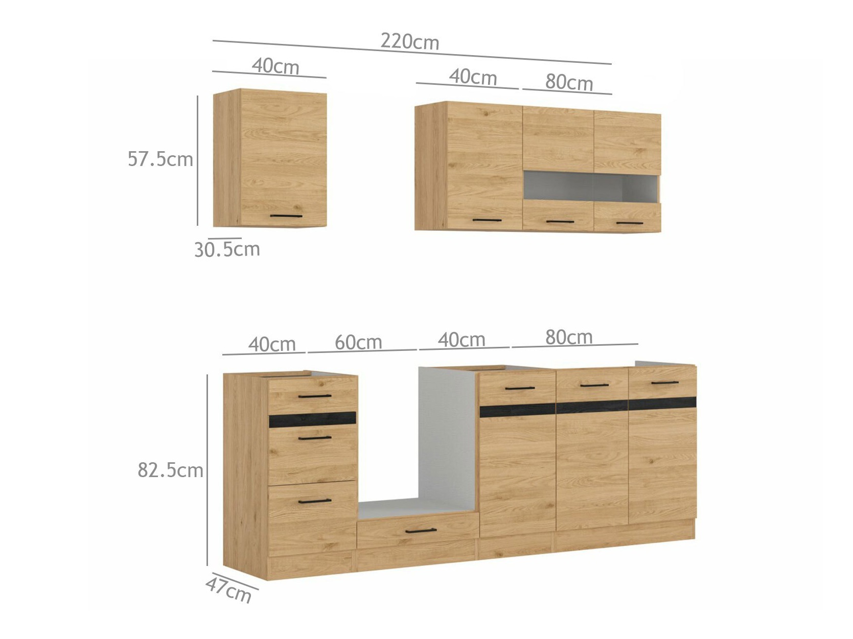 Cuisine complète modulaire Berna 121