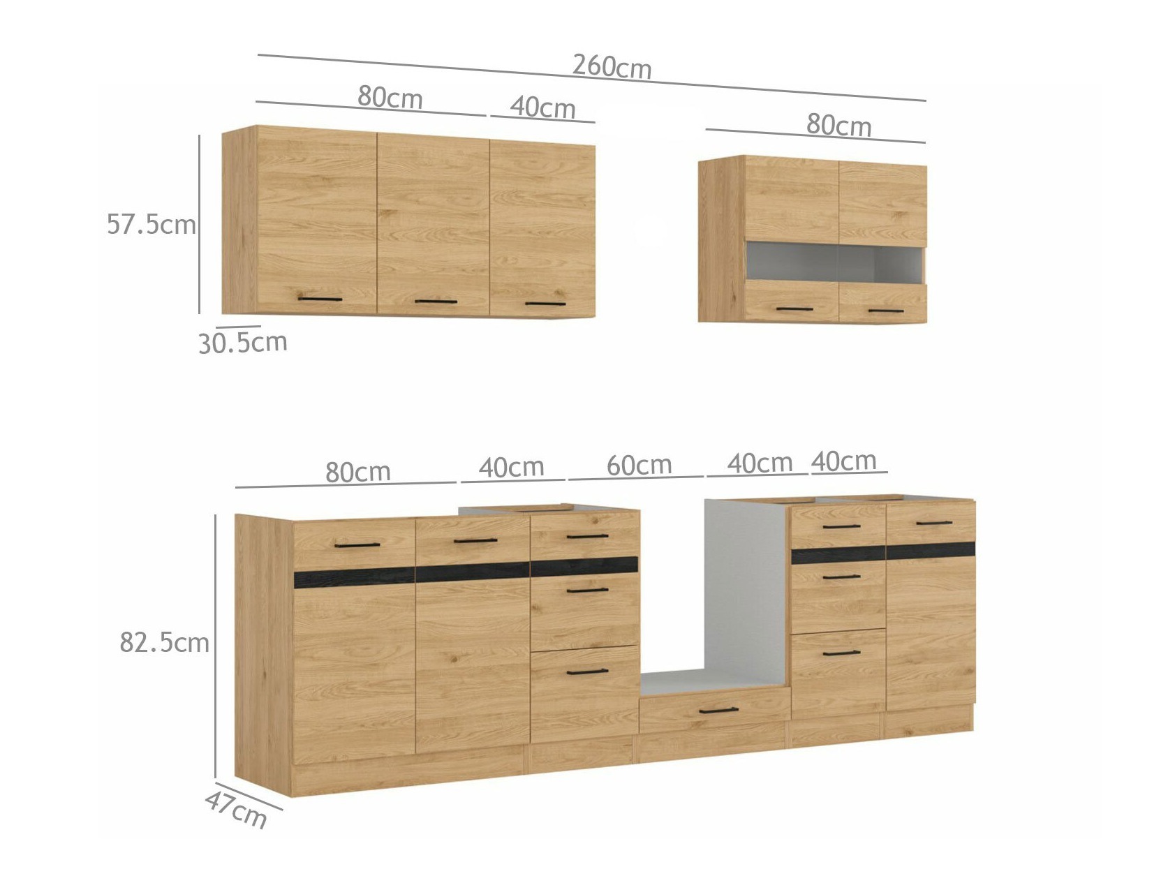 Cuisine complète modulaire Dela 117