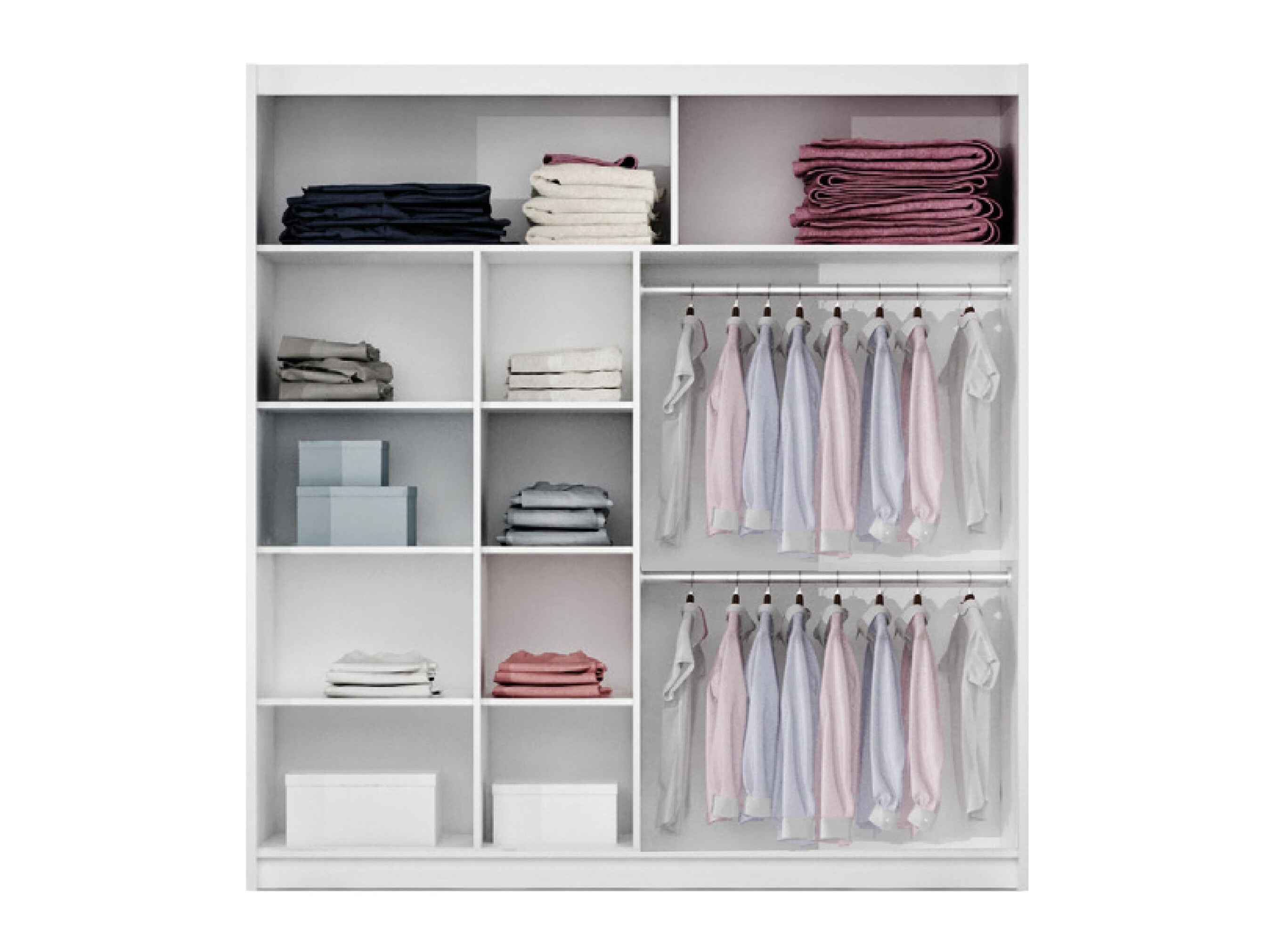 Armoire Honolulu 193 (Sonoma chêne + miroir teinté)