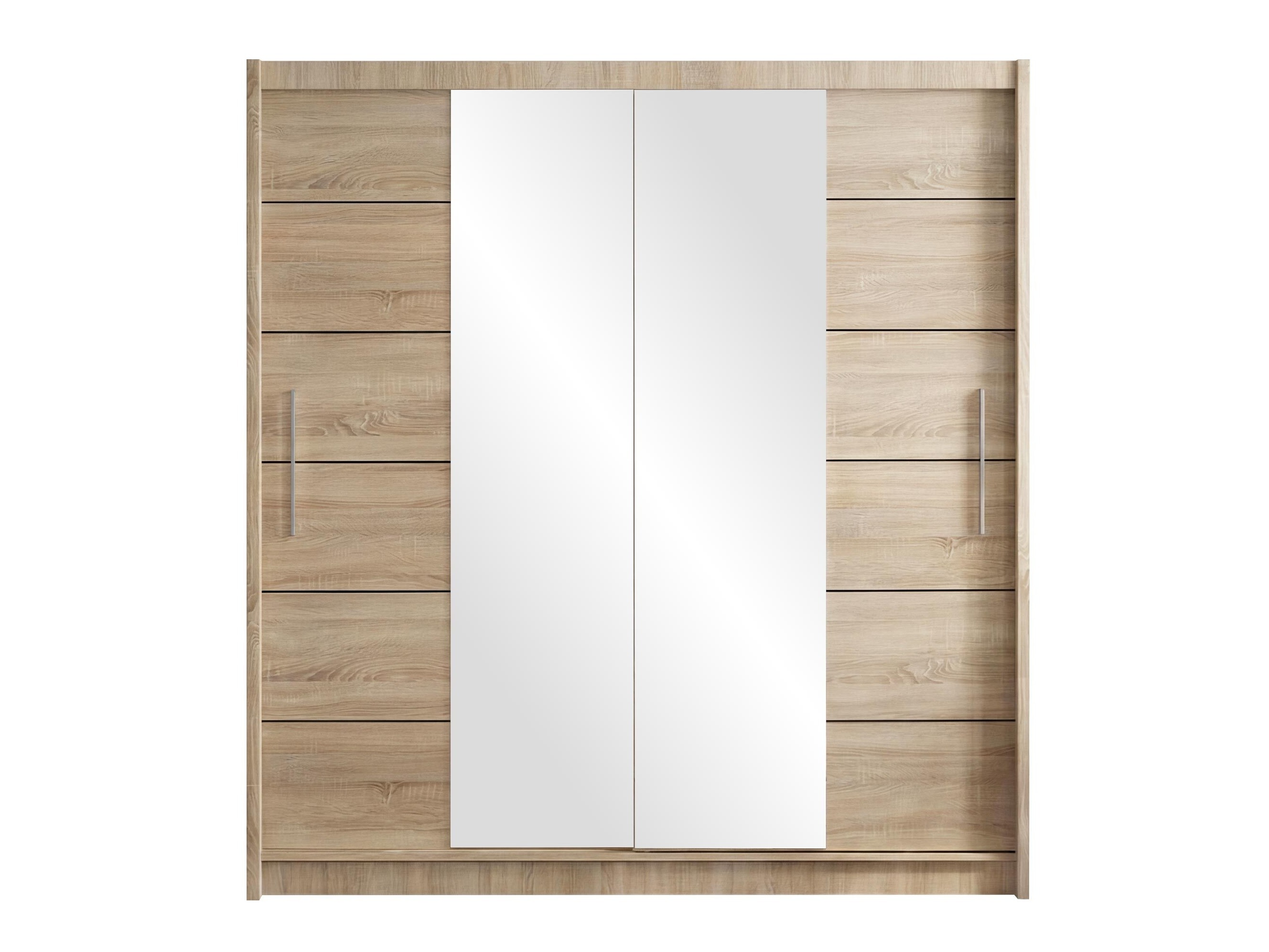Armoire Honolulu 193 (Sonoma chêne + miroir teinté)