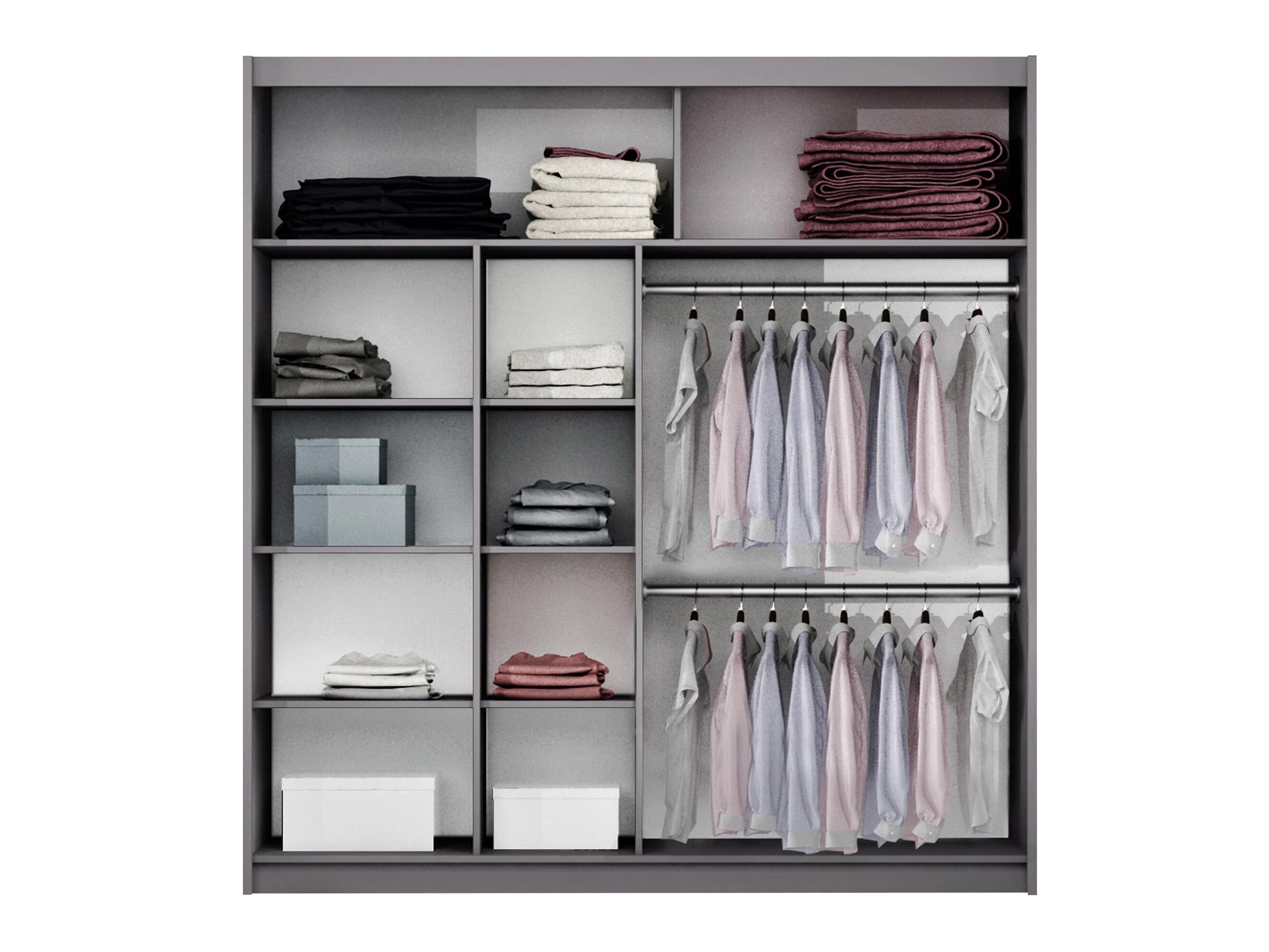 Armoire Honolulu 207 (Graphite)