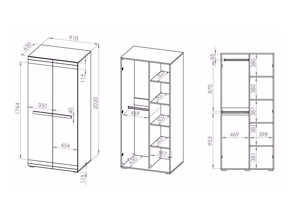 Armoire Alcala 100