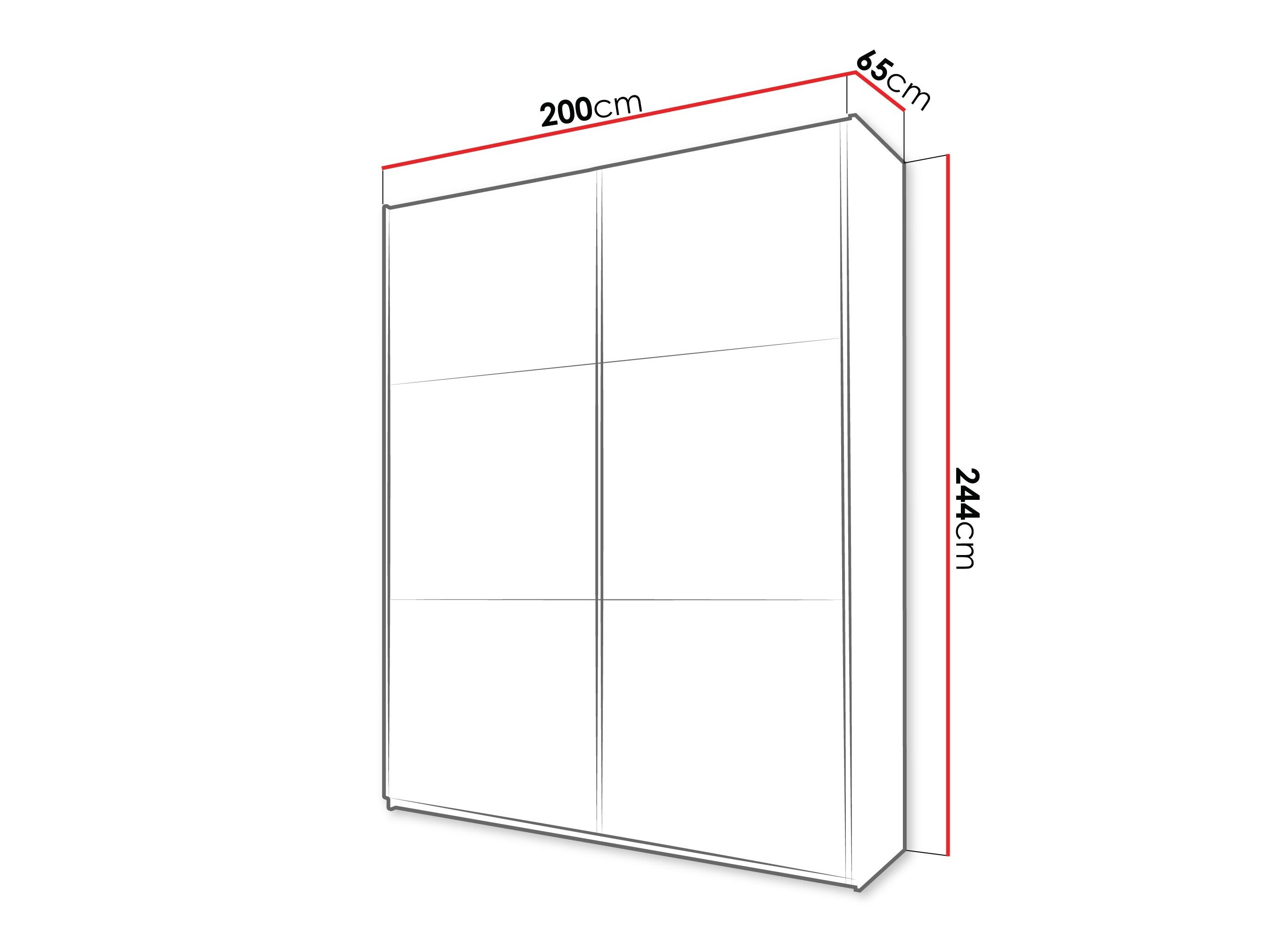 Armoire Honolulu 130 (Graphite)
