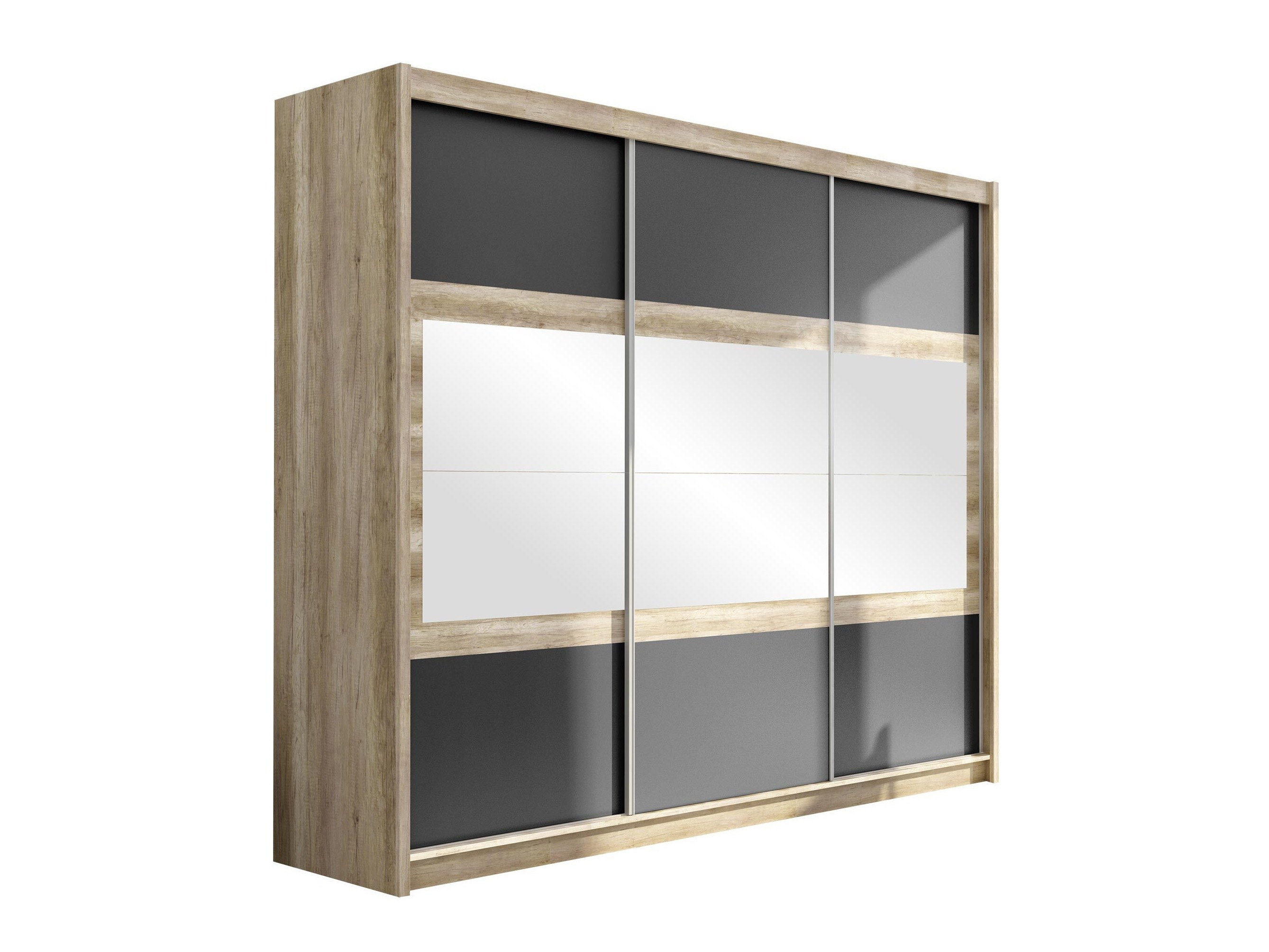 Armoire Honolulu 109 (Lava + Canyon chêne)
