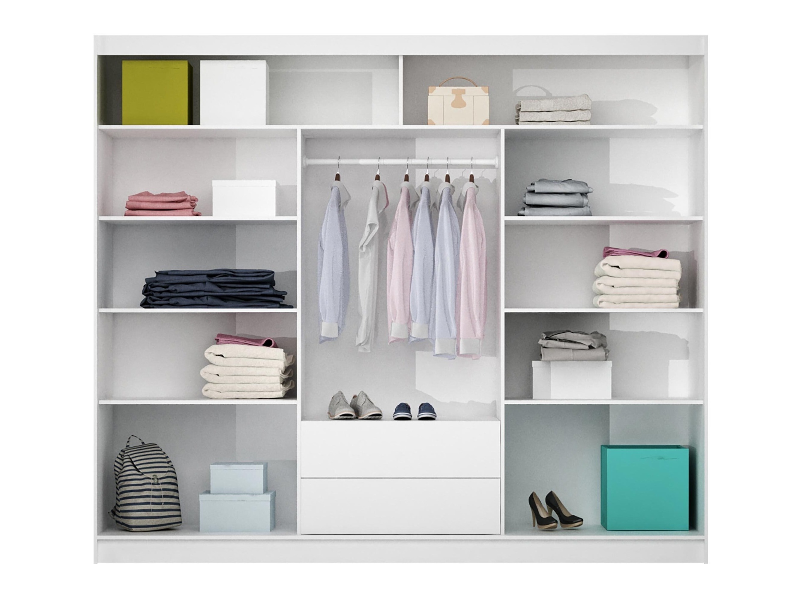 Armoire Honolulu 116 (Chêne gris+ Graphite)