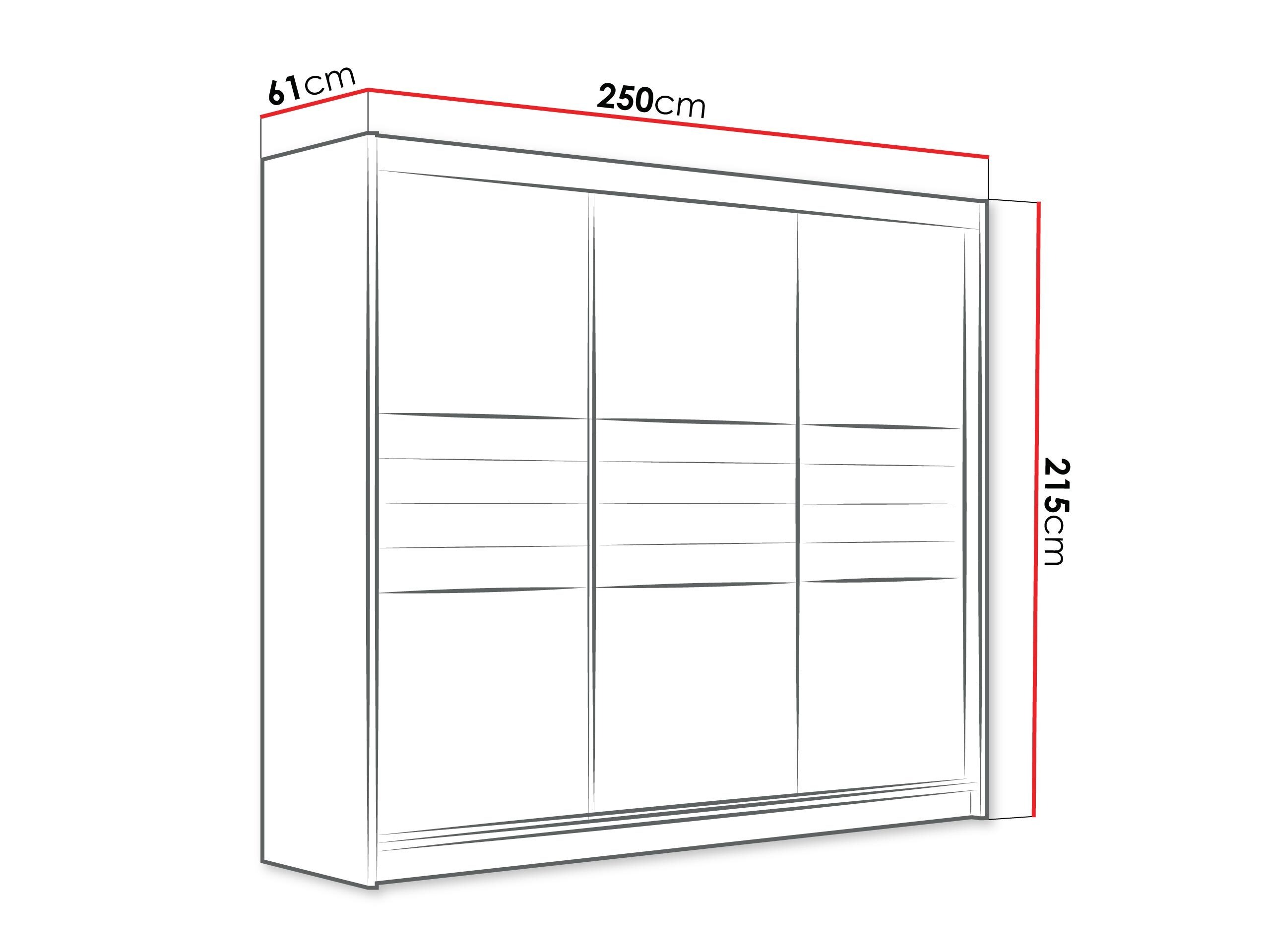 Armoire Honolulu 116 (Chêne gris+ Graphite)