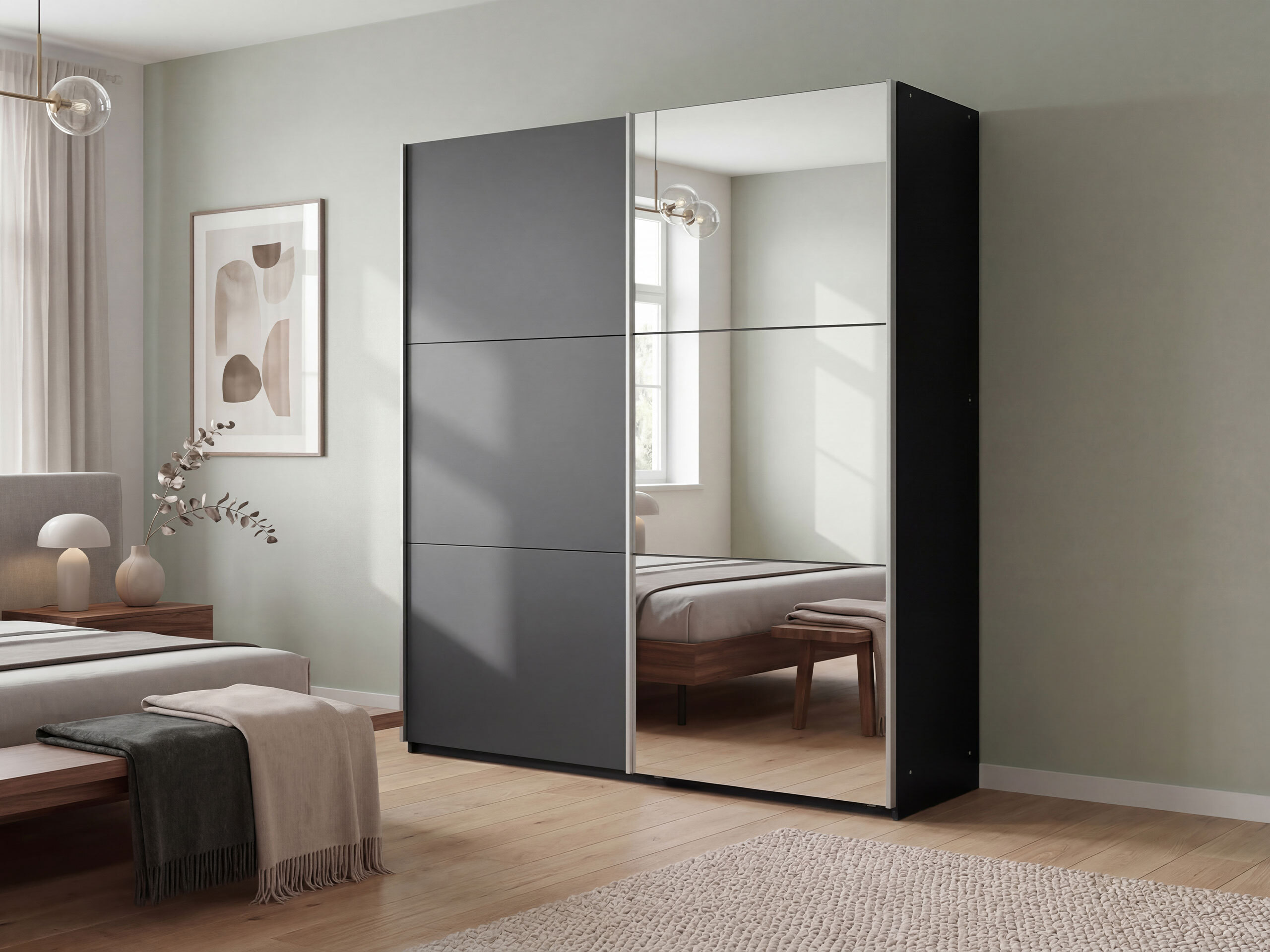 Armoire Honolulu 124 (Graphite)