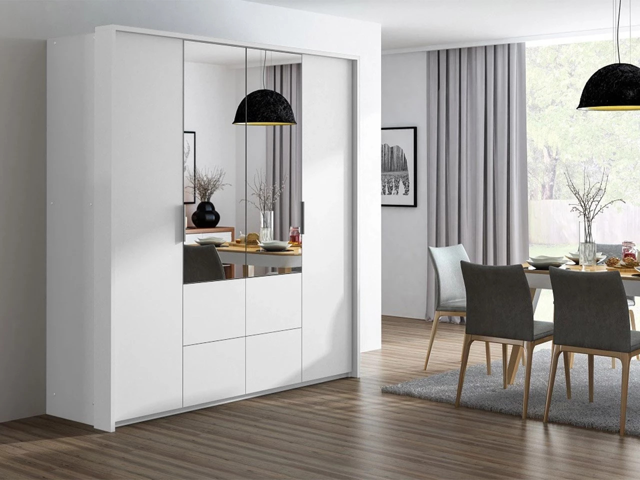 Armoire Honolulu 139 (Blanc)
