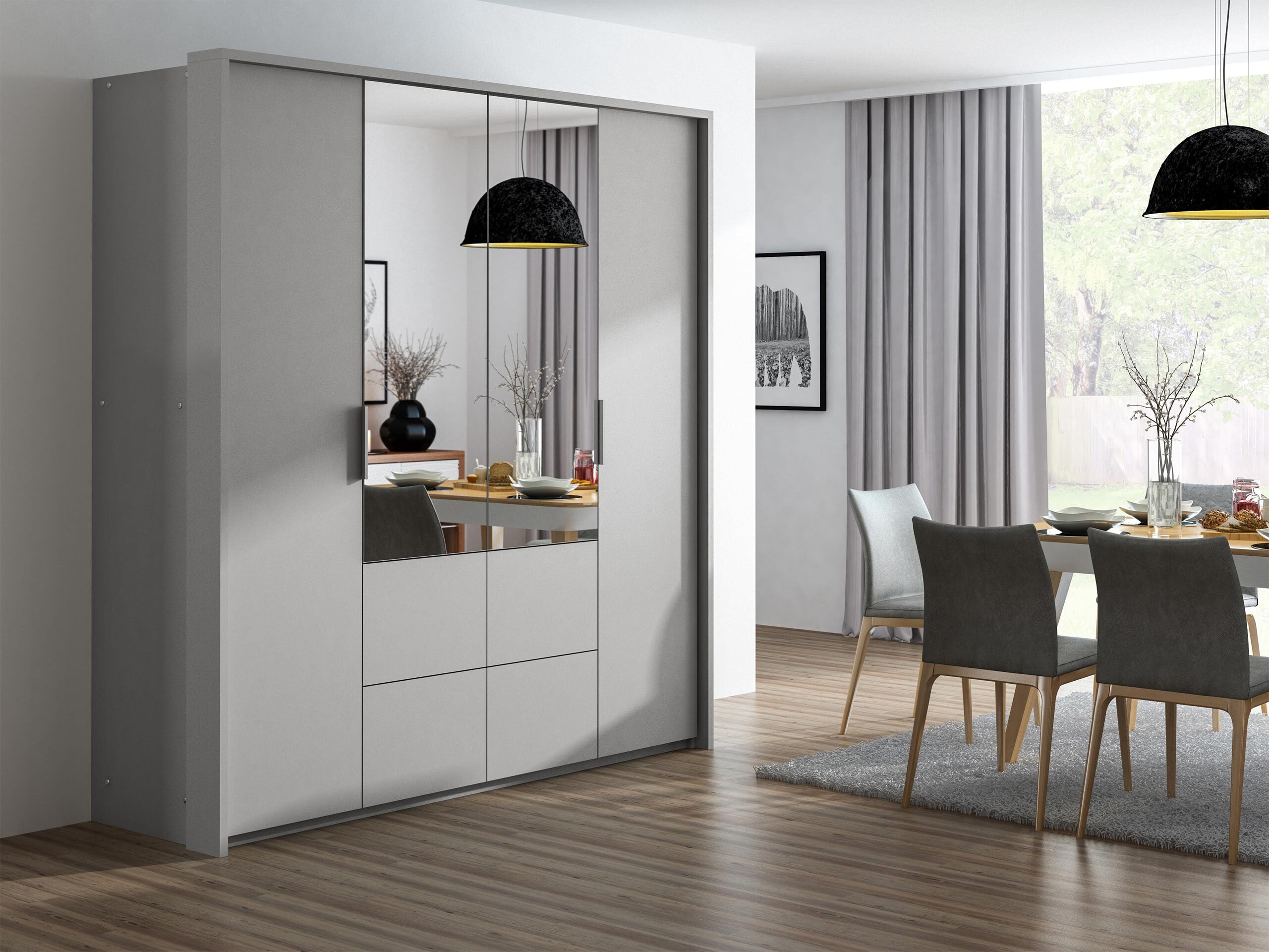 Armoire Honolulu 139 (Gris)