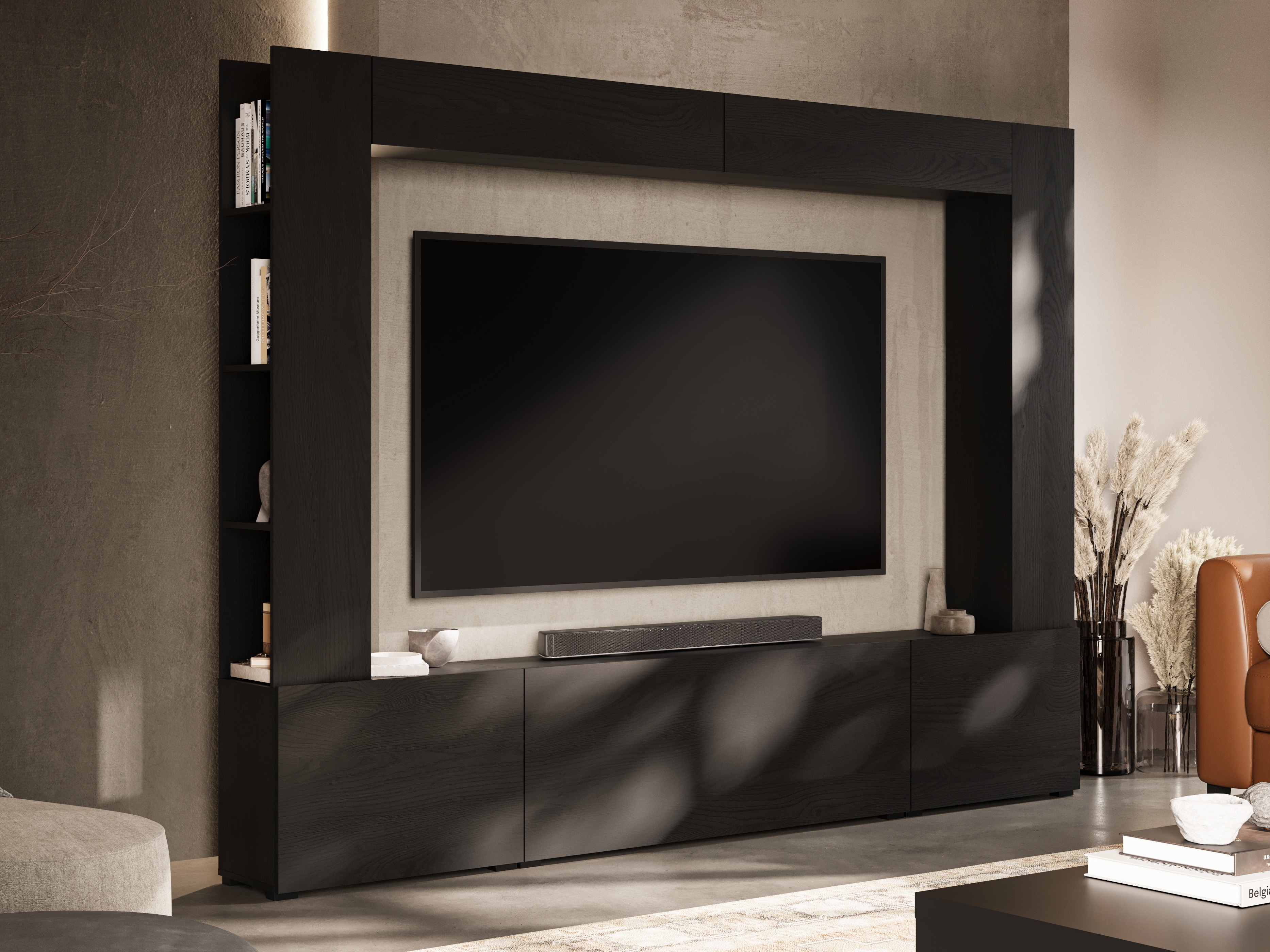Ensemble de salon Austin 392 (Noir)