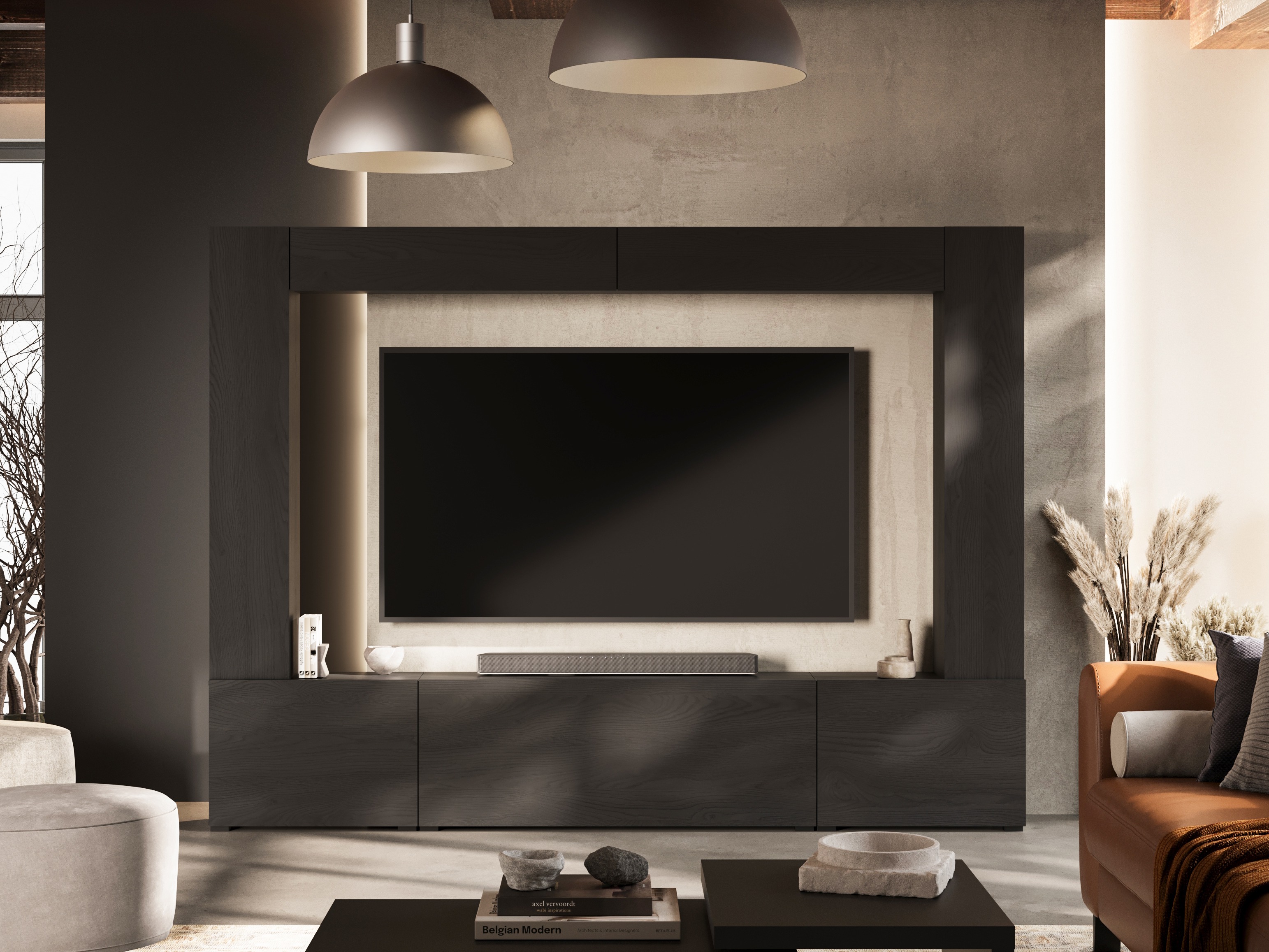 Ensemble de salon Austin 392 (Noir)