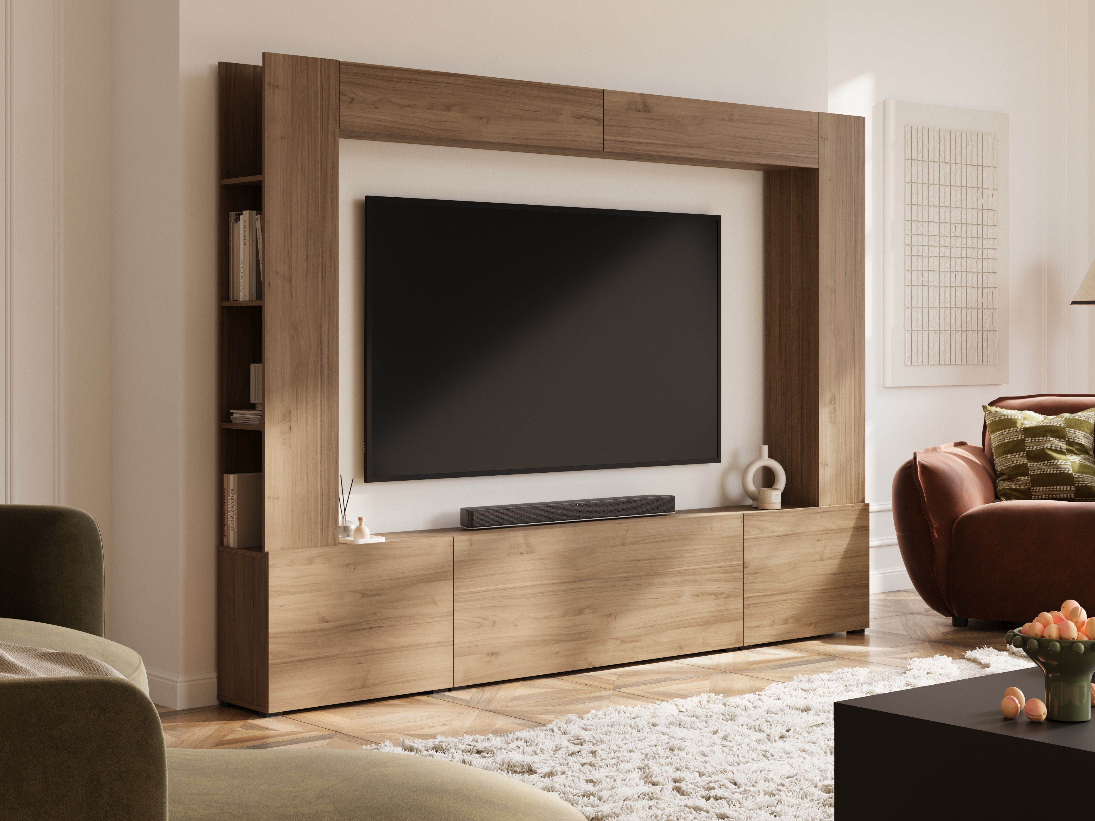 Ensemble de salon Austin 392 (Noyer)