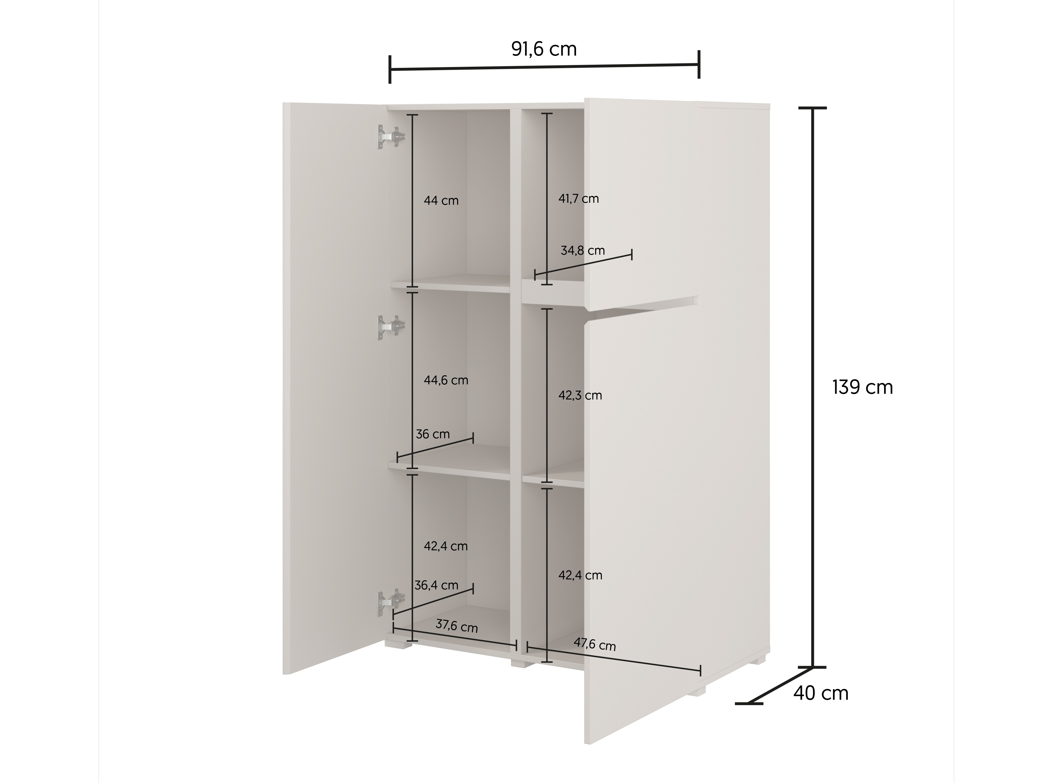 Ensemble de salon Elbleve 104 (Blanc)