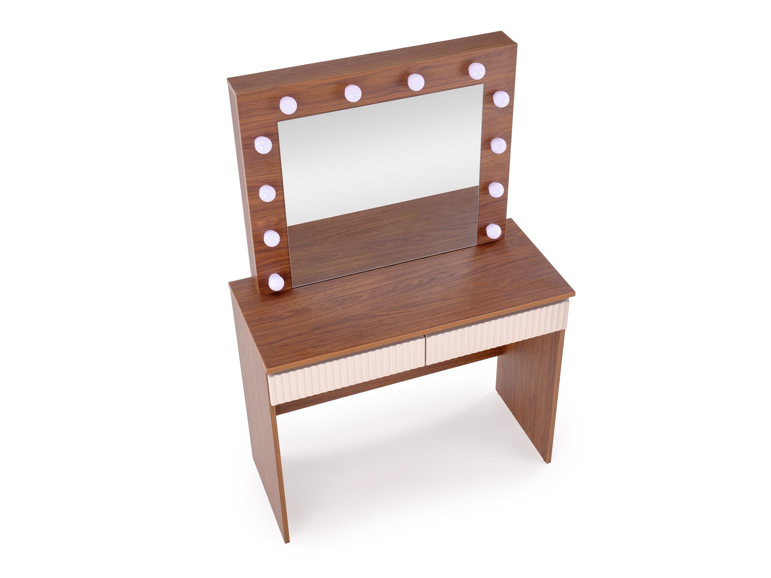 Coiffeuse Houston Gaudium (Cachemire + Noyer)