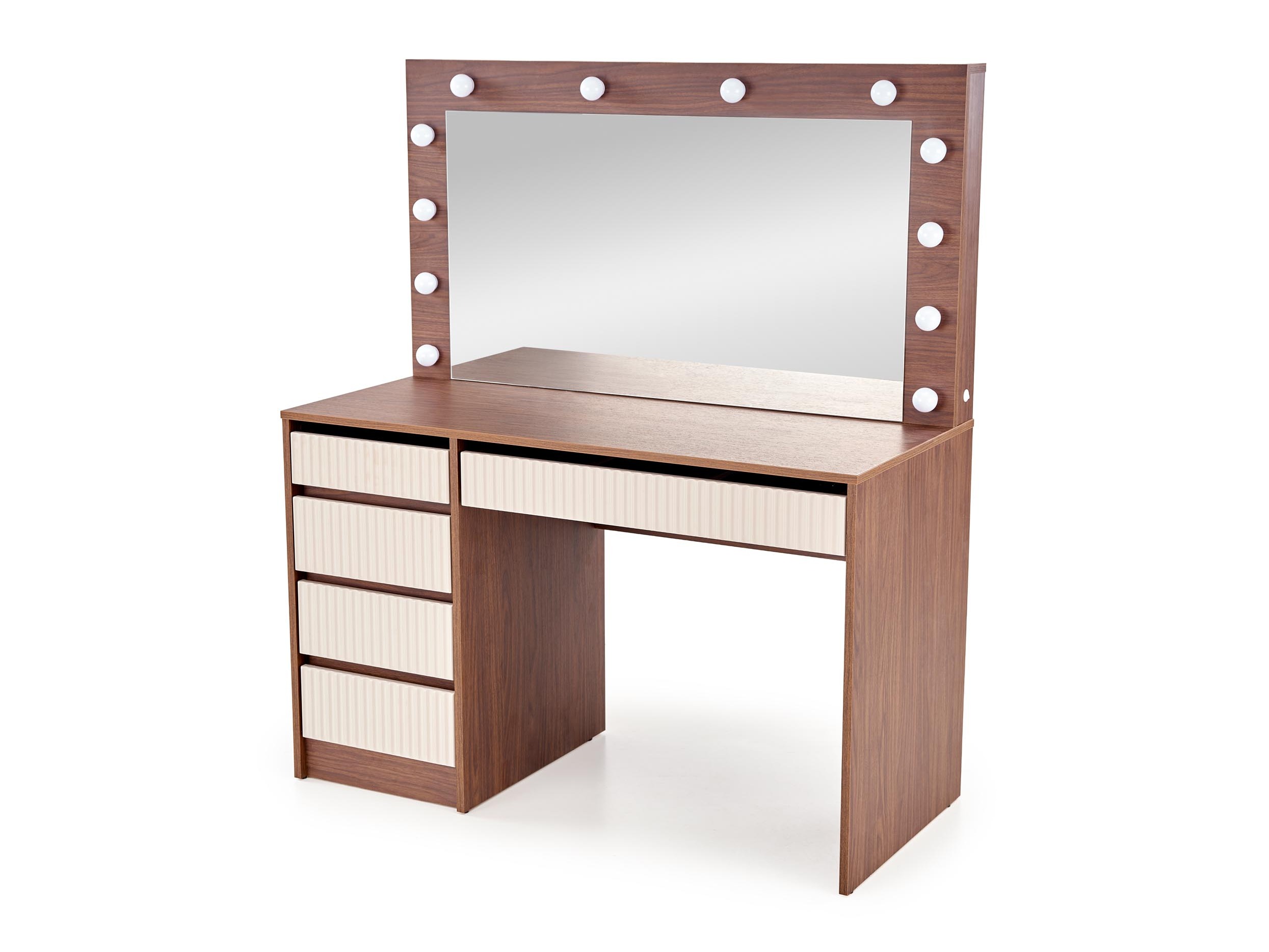 Coiffeuse Houston Gaudium I (Cachemire + Noyer)