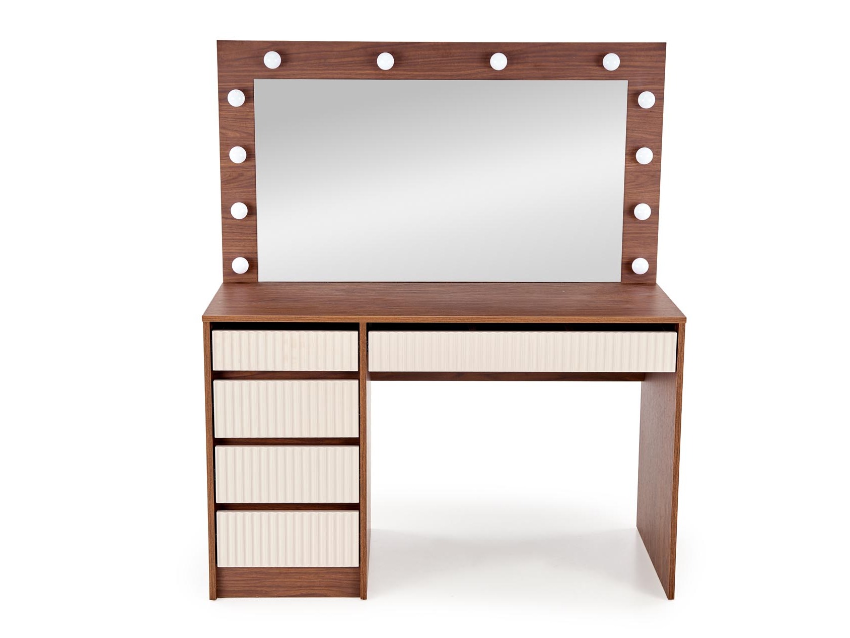 Coiffeuse Houston Gaudium I (Cachemire + Noyer)