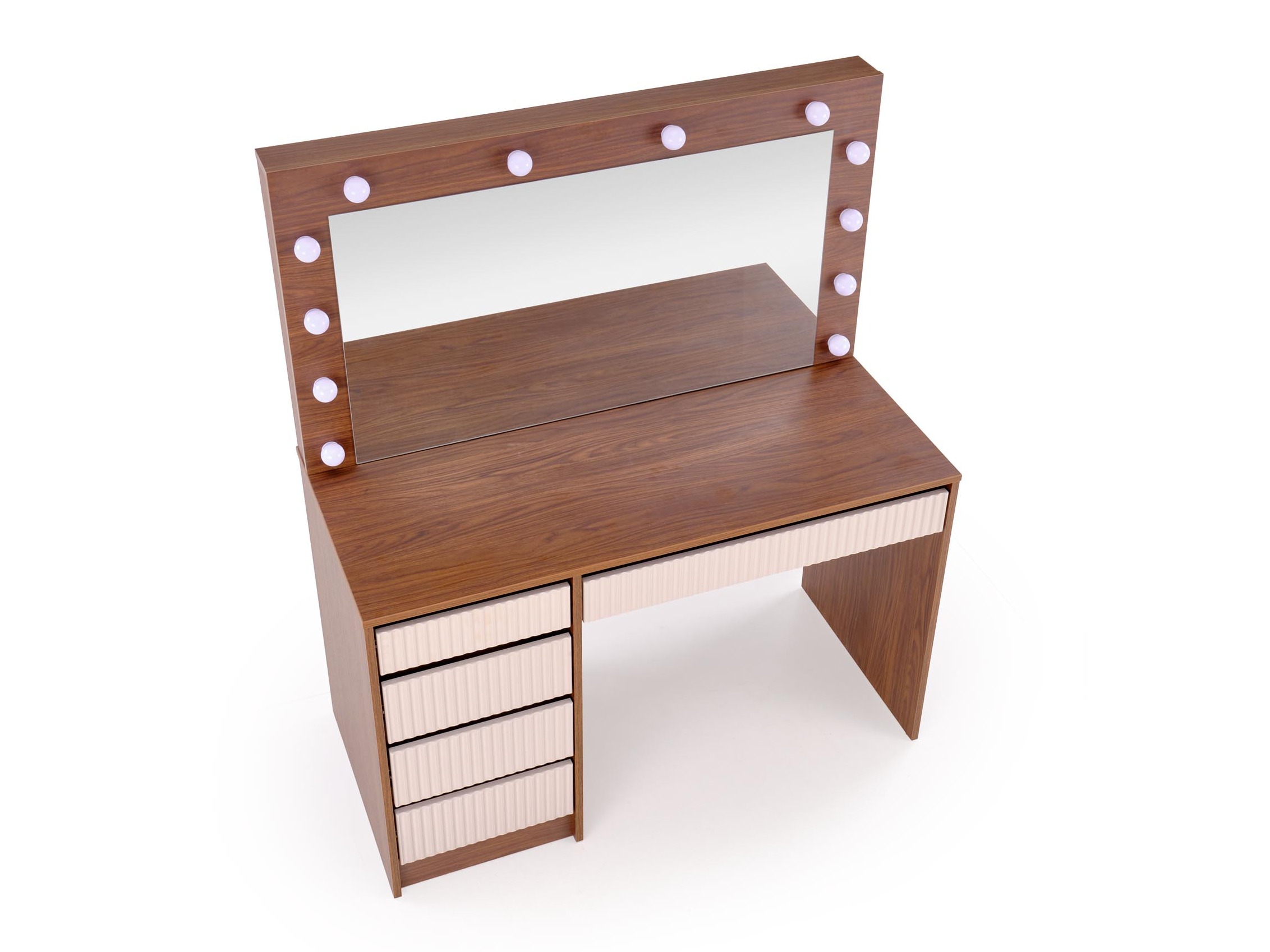 Coiffeuse Houston Gaudium I (Cachemire + Noyer)