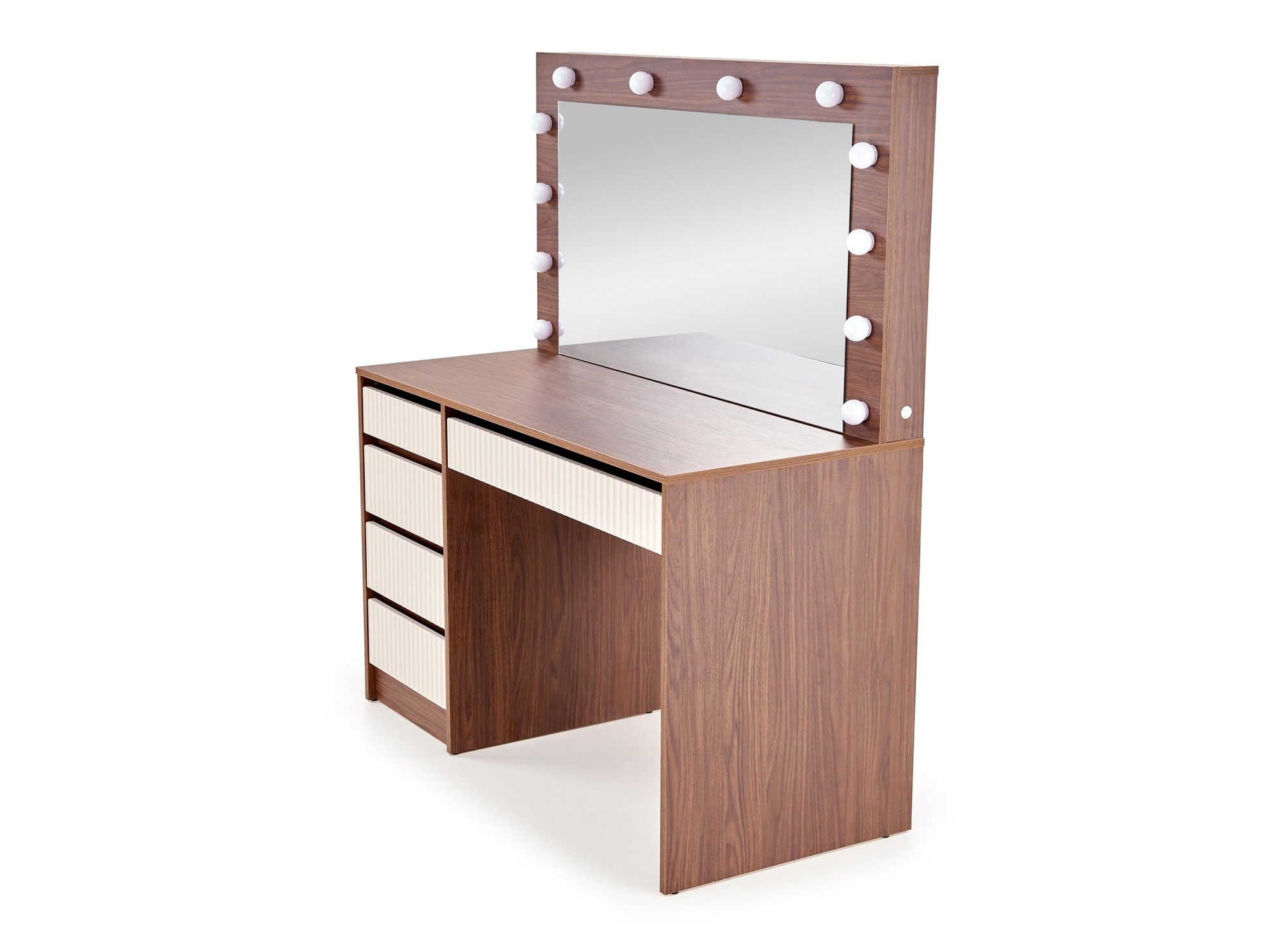 Coiffeuse Houston Gaudium I (Cachemire + Noyer)