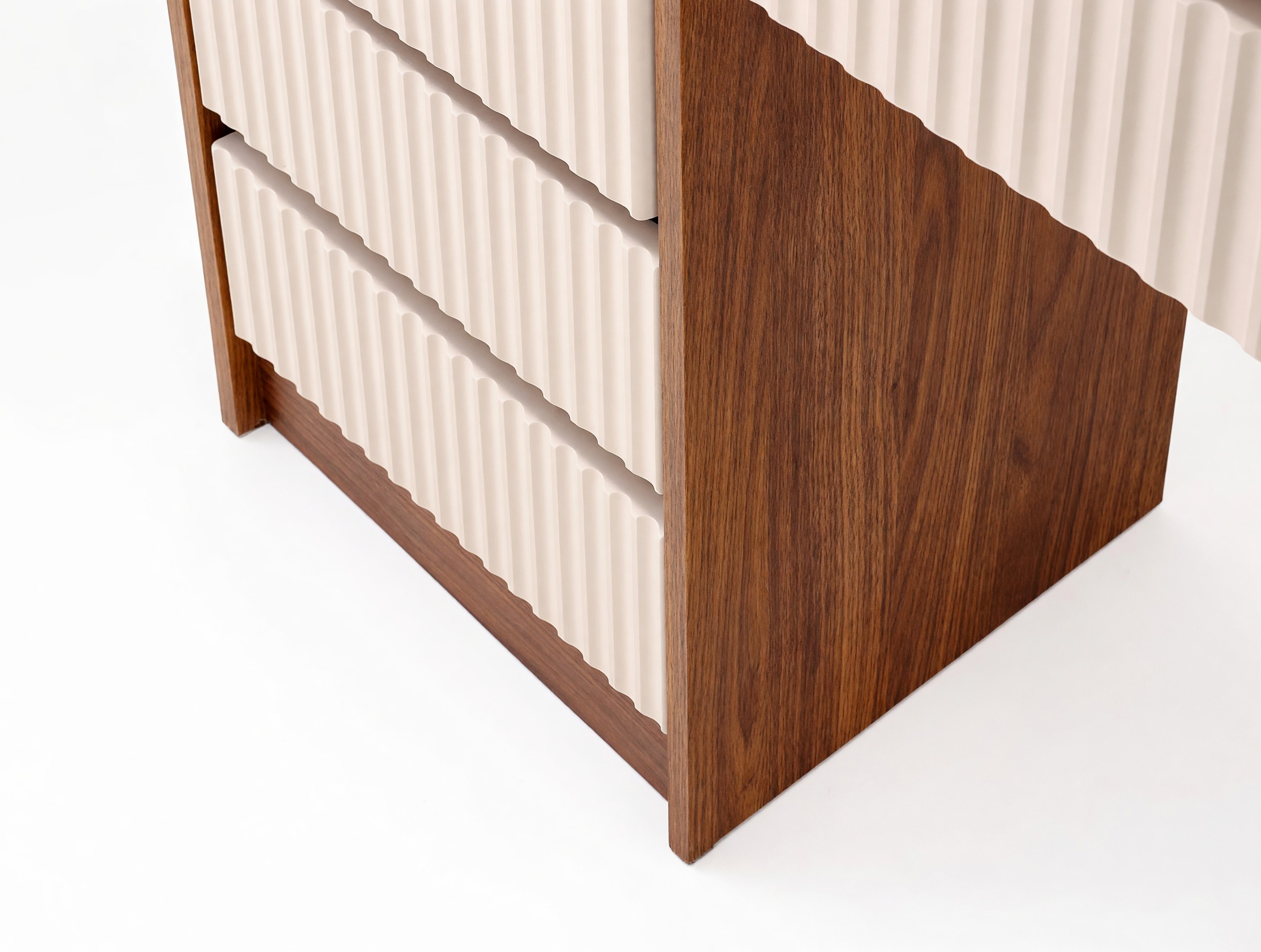 Coiffeuse Houston Gaudium I (Cachemire + Noyer)
