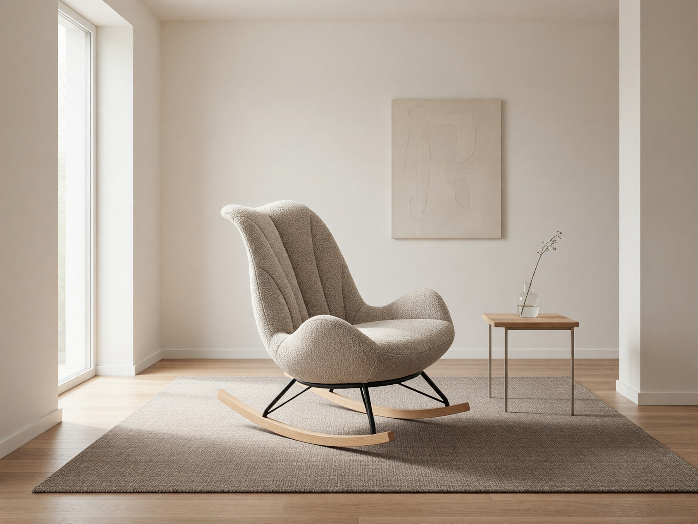 Chaise à bascule Houston 2099 (Beige)